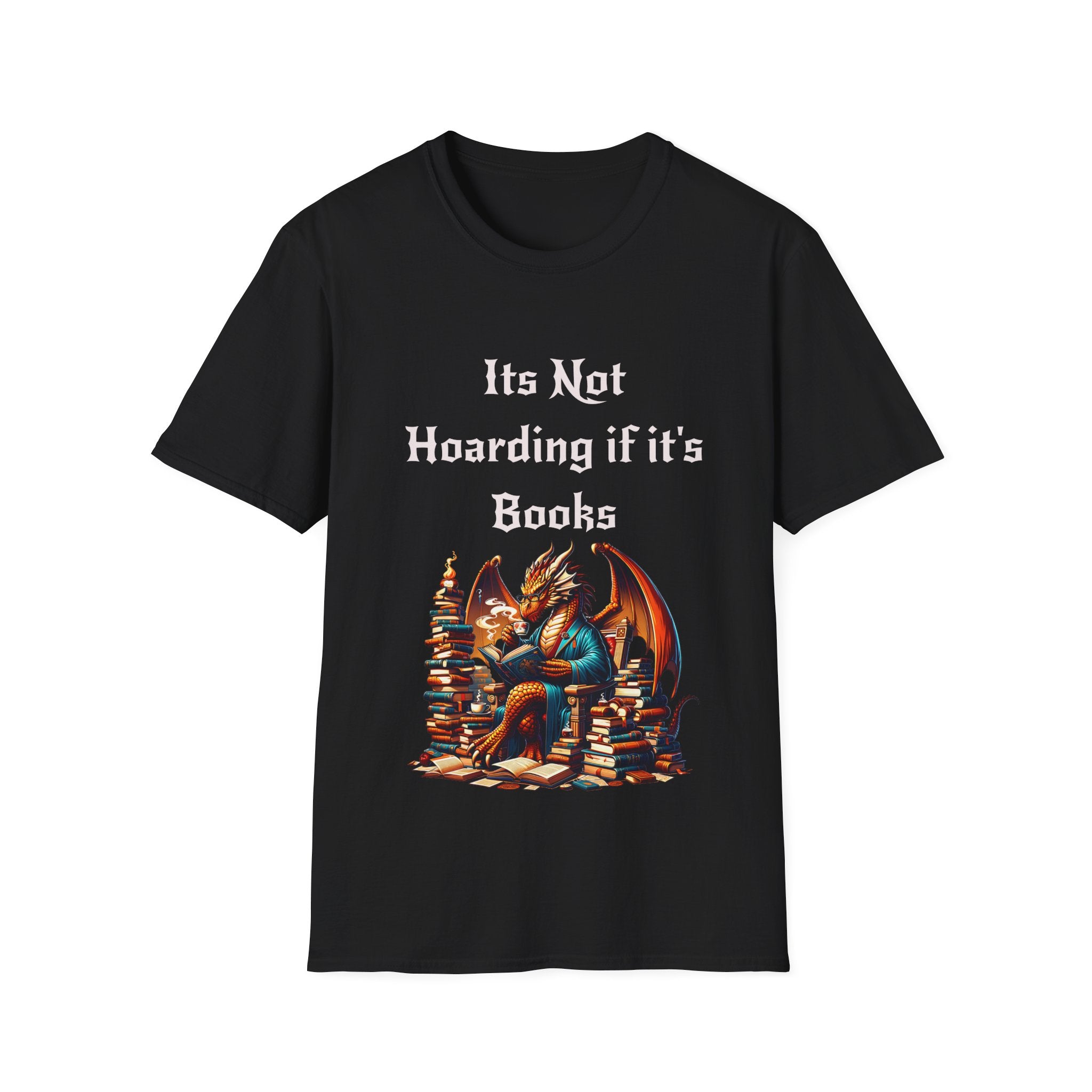 Hoarding Books Unisex Softstyle T-Shirt