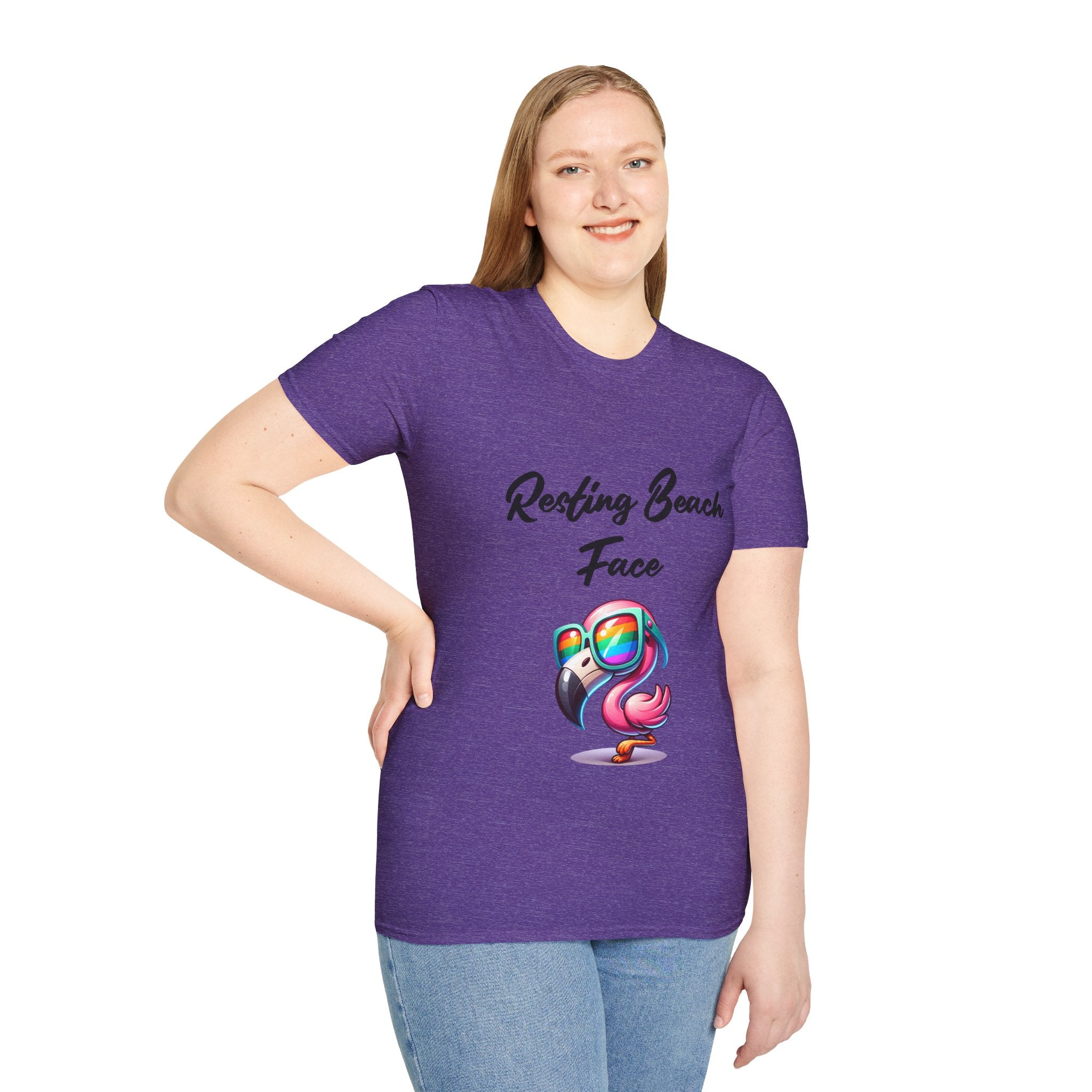 Beach Face Unisex Softstyle T-Shirt