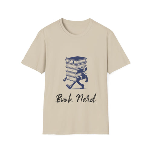 Book Nerd Unisex Softstyle T-Shirt