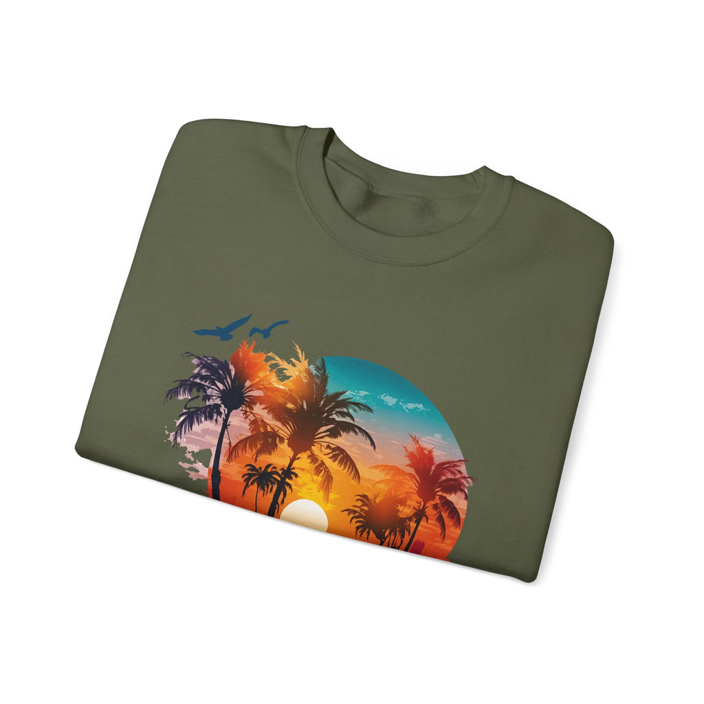 Miami Beach Unisex Heavy Blend™ Crewneck Sweatshirt