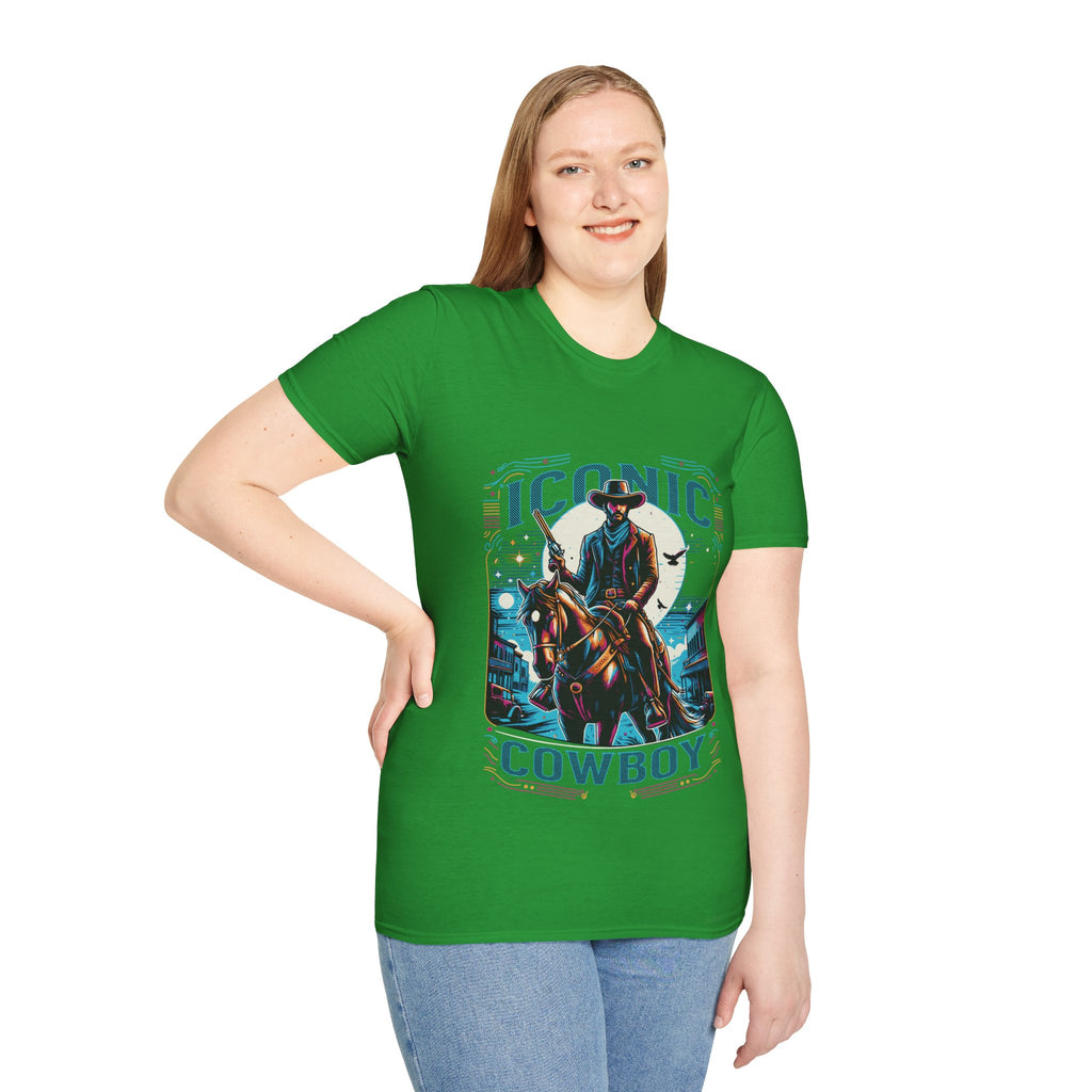 Iconic Cowboy Unisex Softstyle T-Shirt