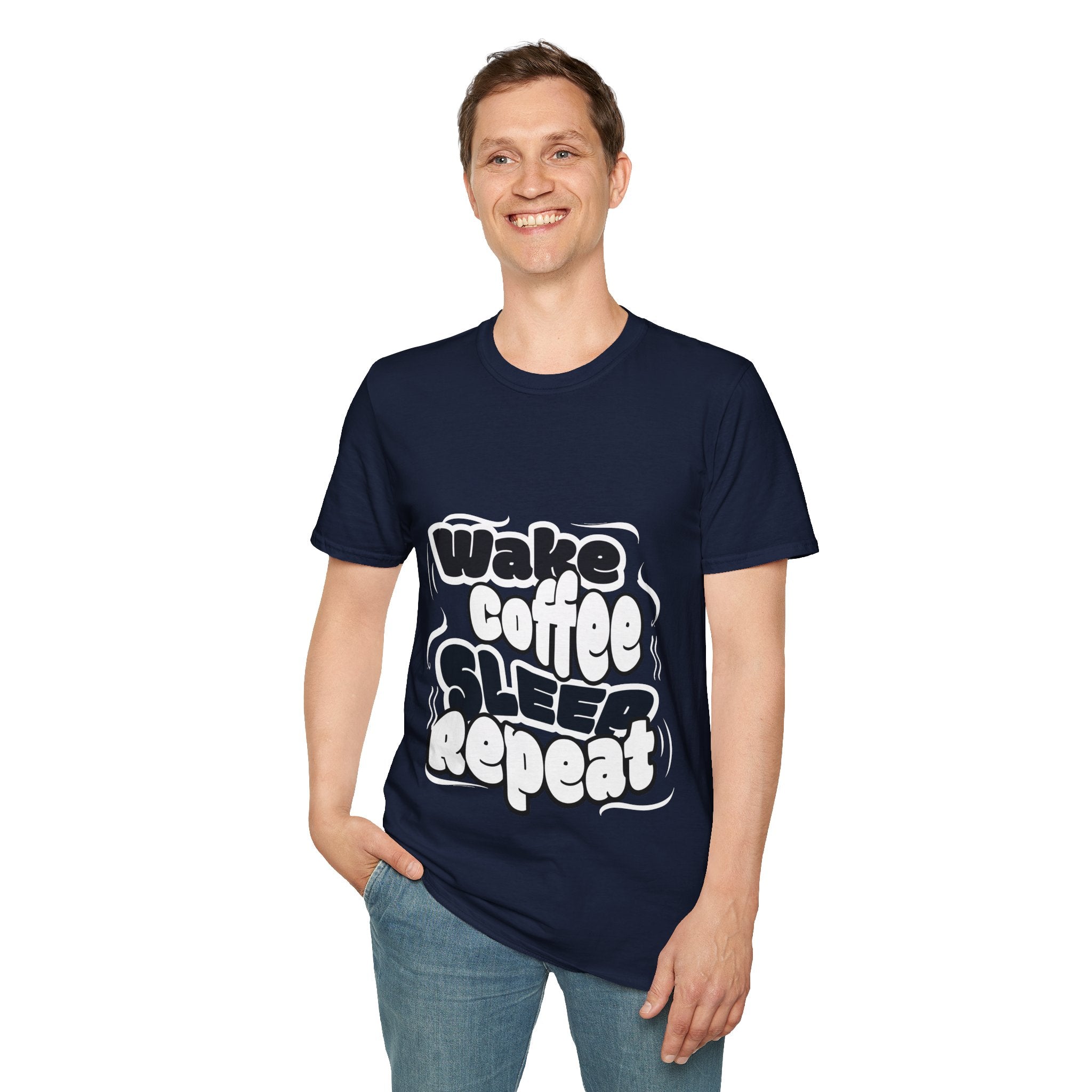 Wake Coffee Unisex Softstyle T-Shirt