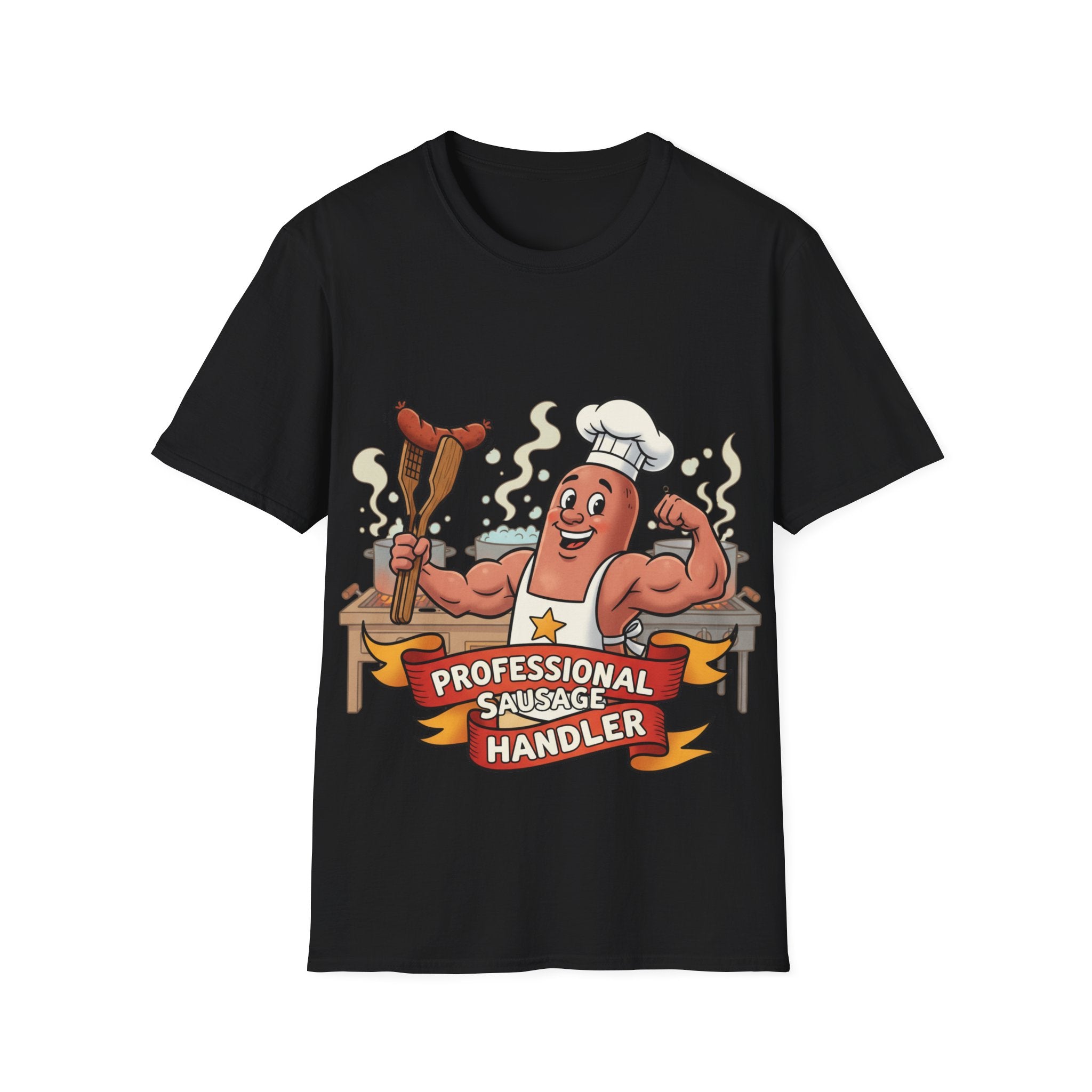 Sausage Handler Unisex Softstyle T-Shirt