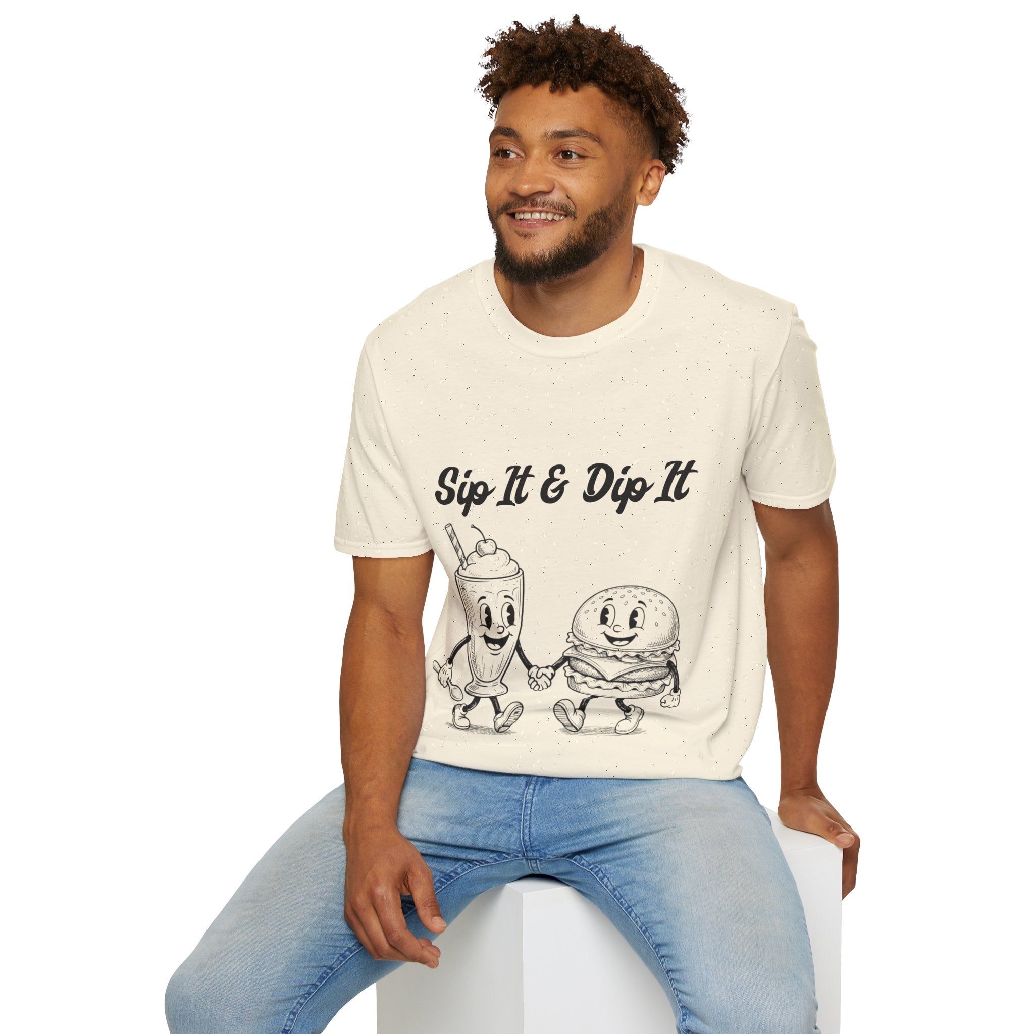 Sip it & Dip It Unisex Softstyle T-Shirt