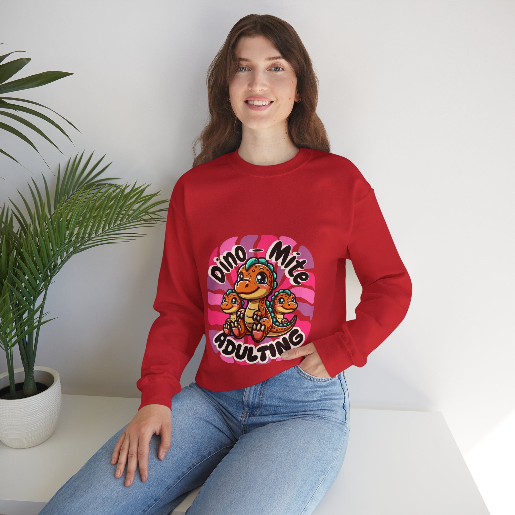 Dino-Mite Unisex Heavy Blend™ Crewneck Sweatshirt