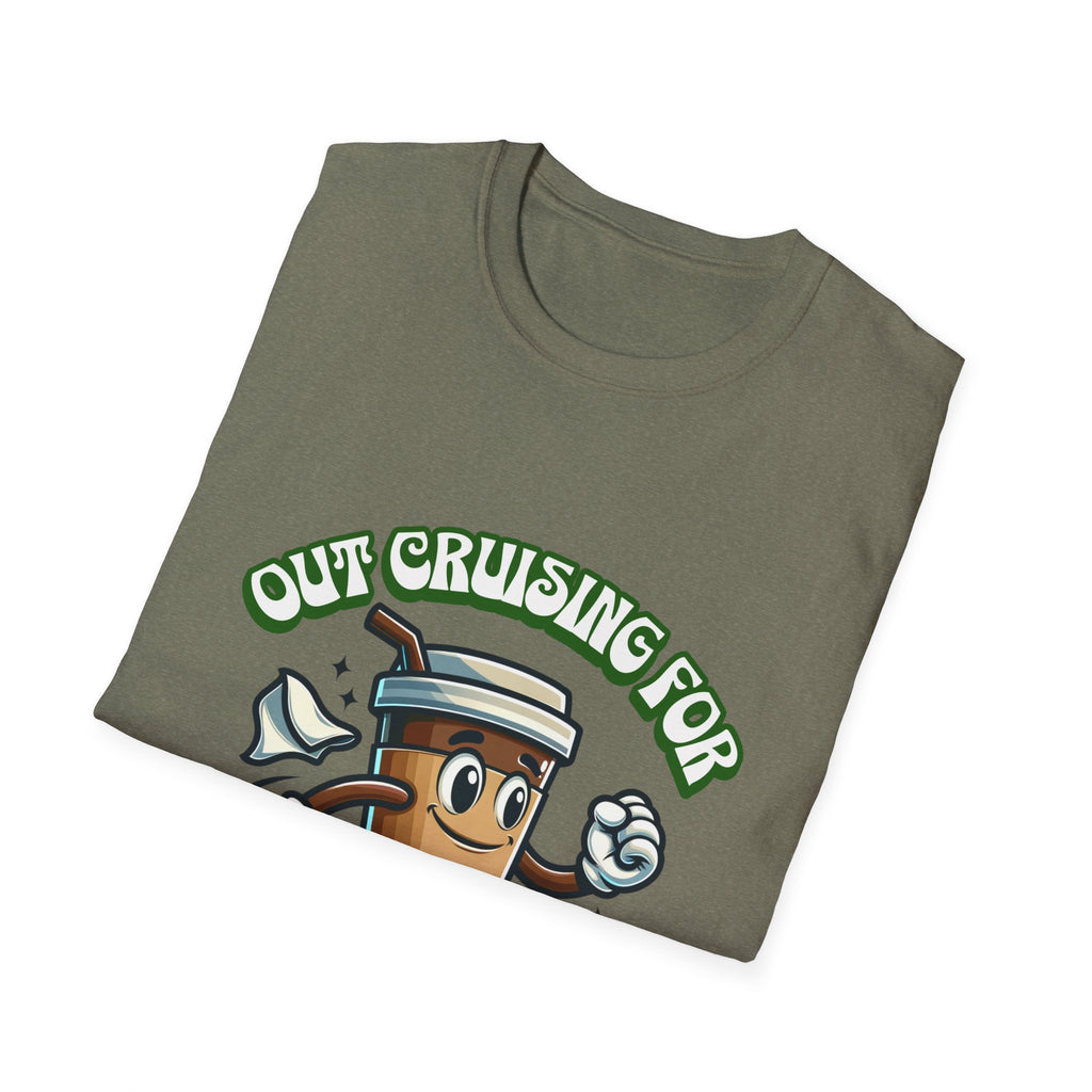 Cruising for Coffee Unisex Softstyle T-Shirt
