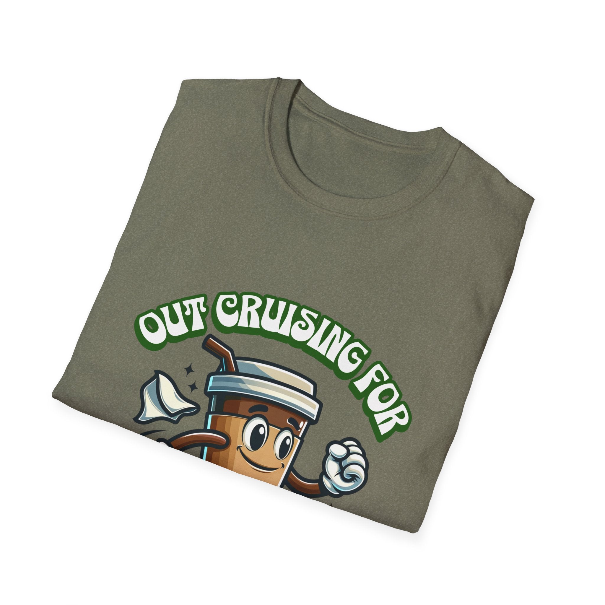 Cruising for Coffee Unisex Softstyle T-Shirt