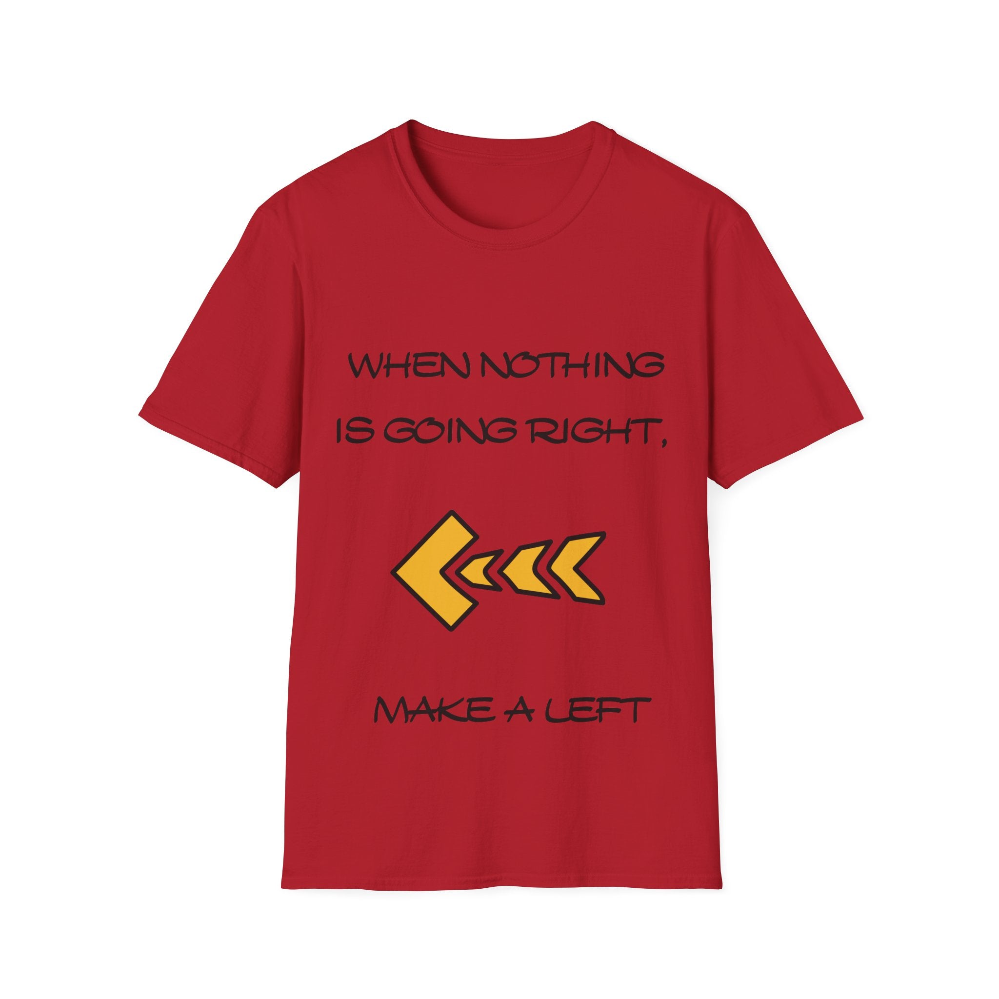 Make a Left Unisex Softstyle T-Shirt