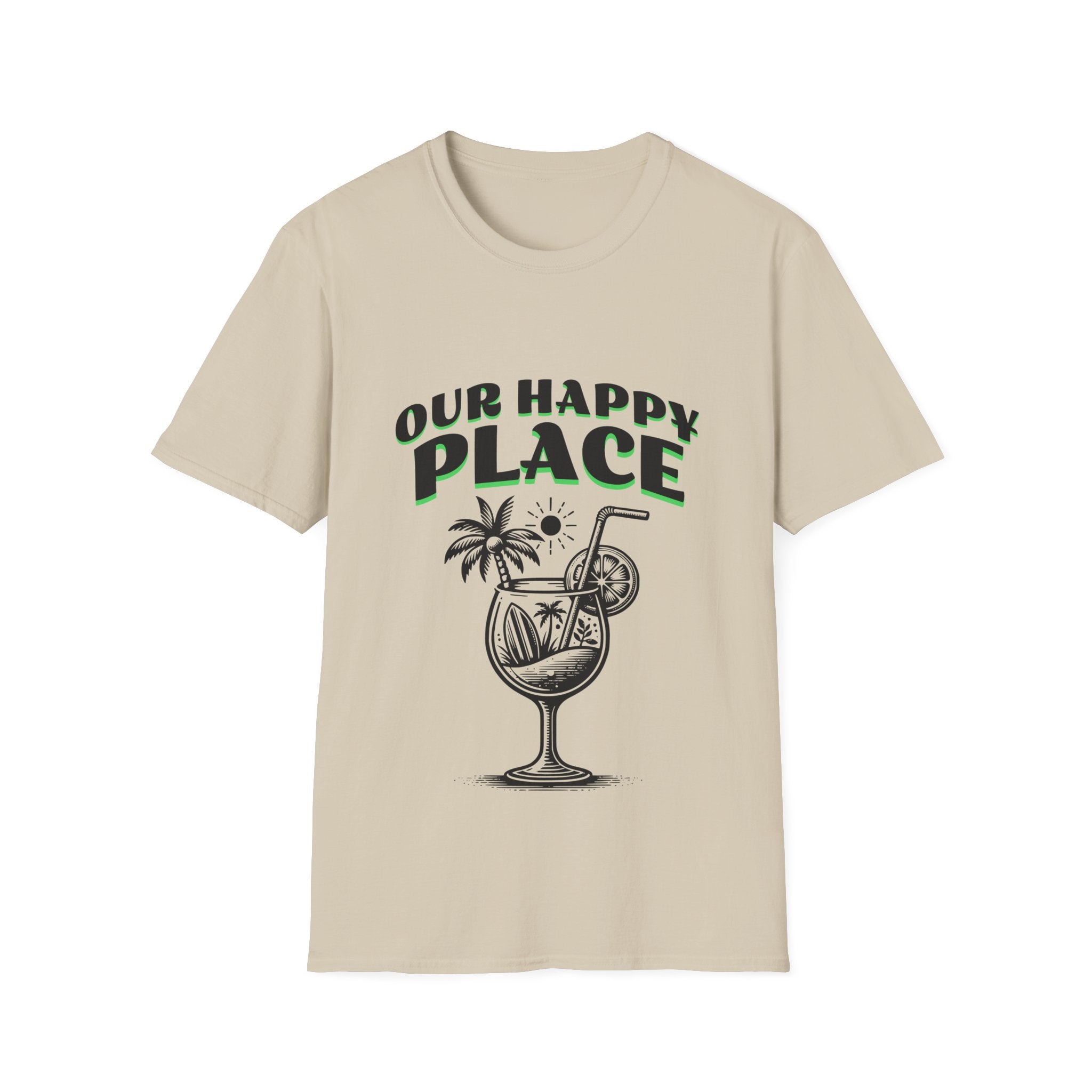 Happy Place Unisex Softstyle T-Shirt