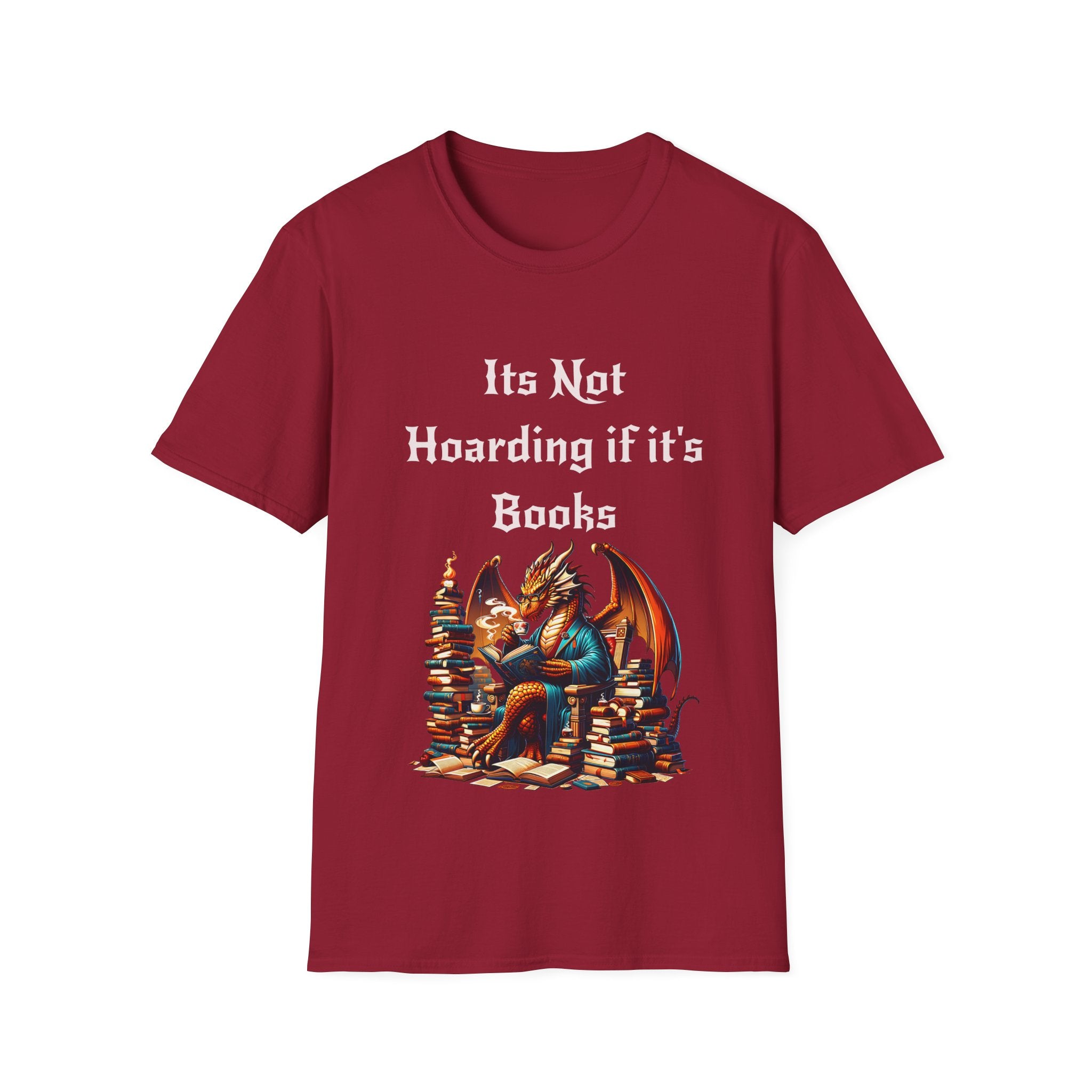Hoarding Books Unisex Softstyle T-Shirt
