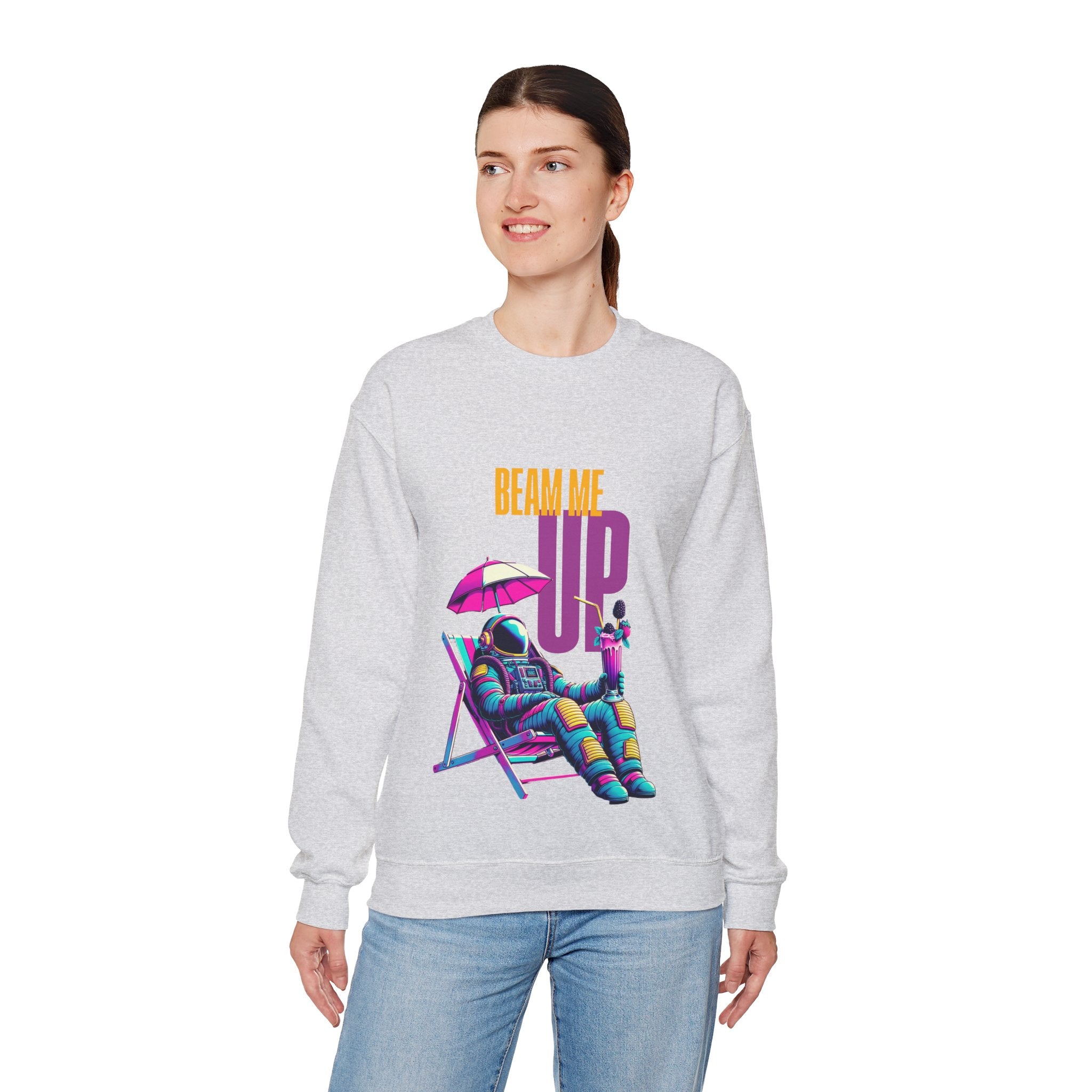 Beam Me Up Unisex Heavy Blend™ Crewneck Sweatshirt