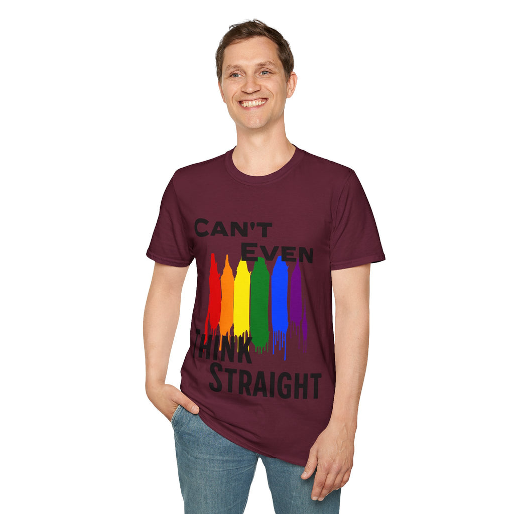 Think Straight Unisex Softstyle T-Shirt