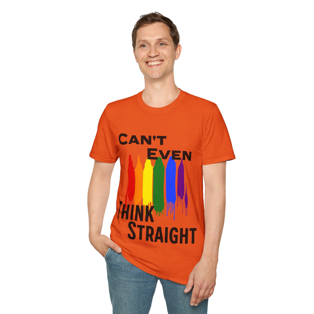 Think Straight Unisex Softstyle T-Shirt