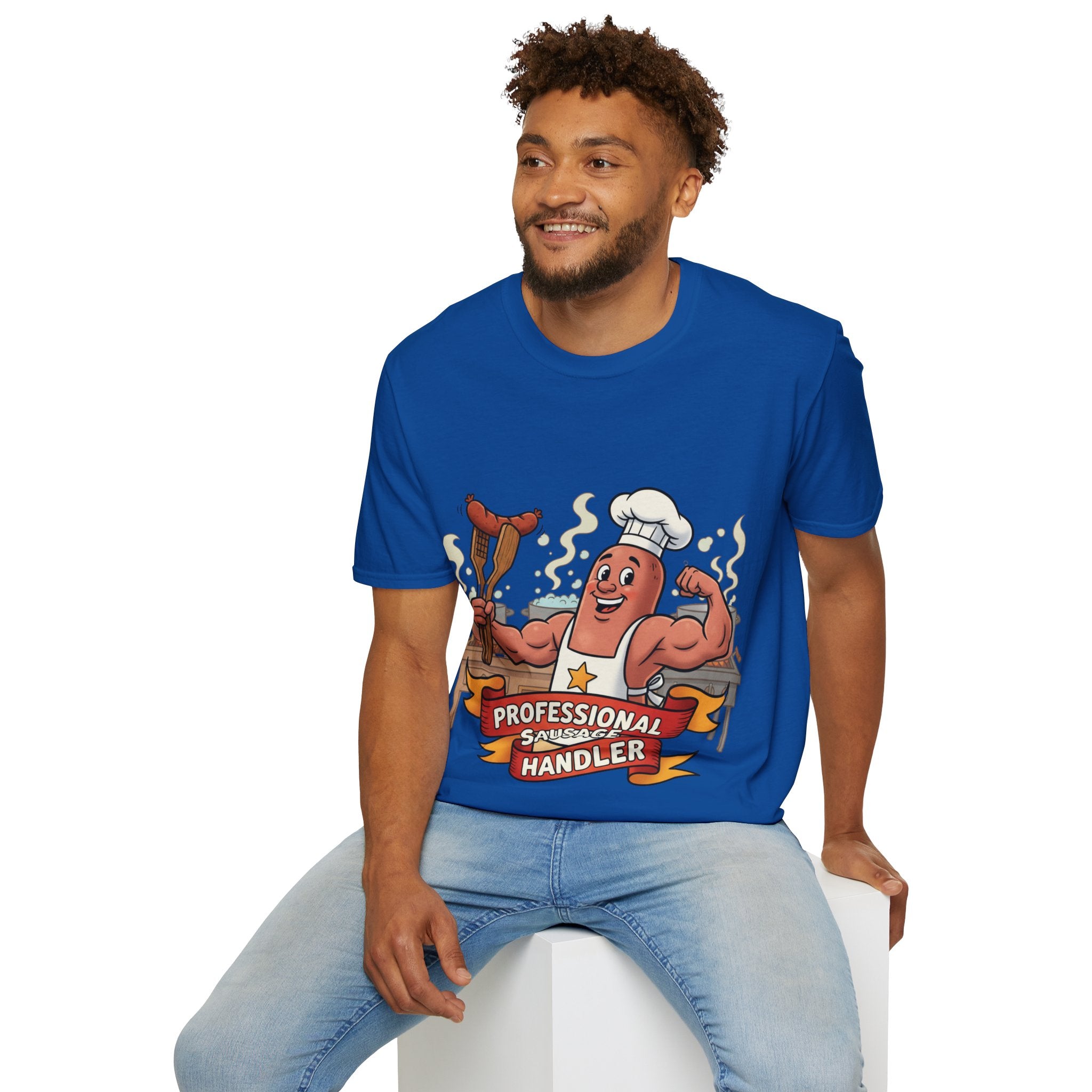 Sausage Handler Unisex Softstyle T-Shirt