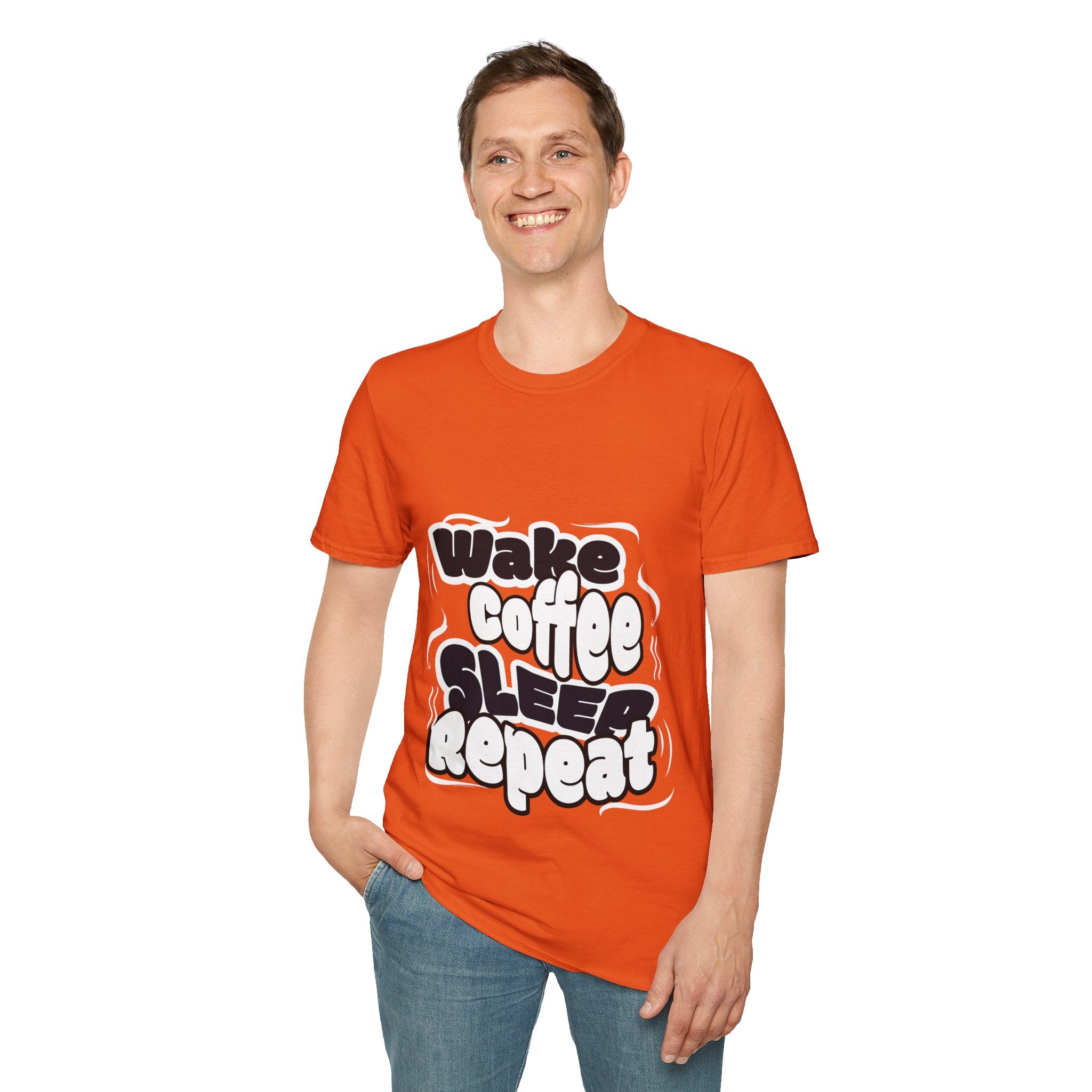 Wake Coffee Unisex Softstyle T-Shirt