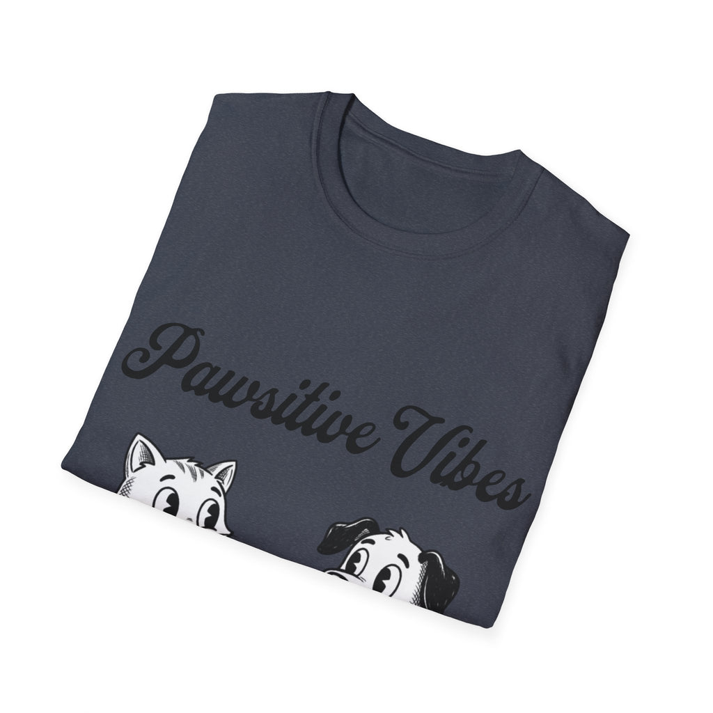 Pawsitive Vibes Unisex Softstyle T-Shirt