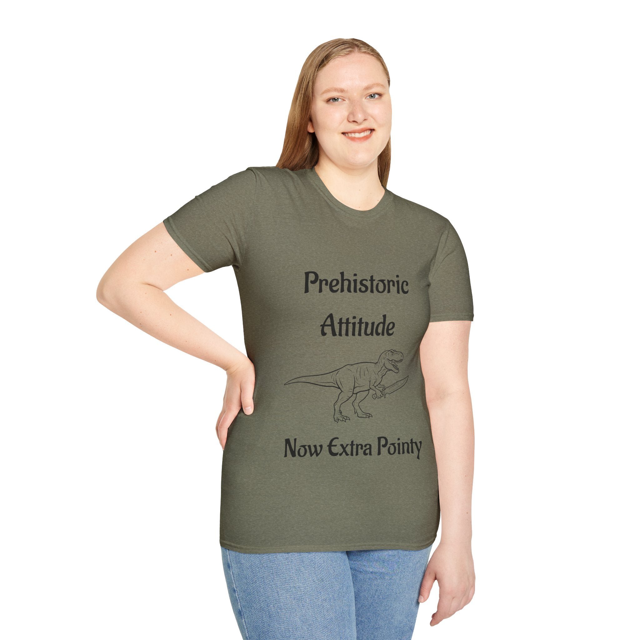 Prehistoric Attitude Unisex Softstyle T-Shirt