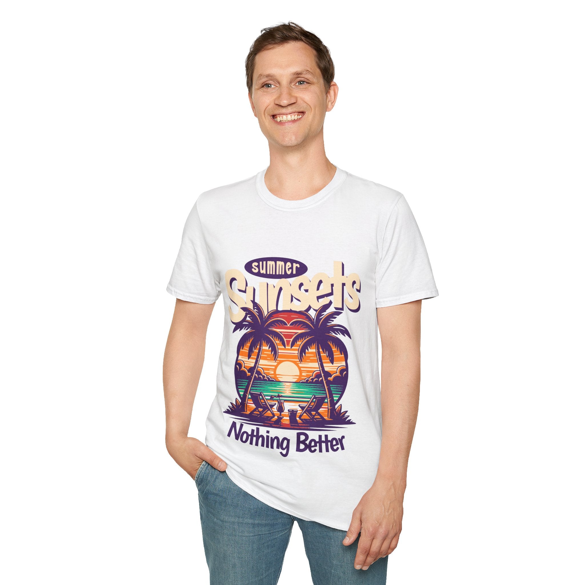 Summer Sunsets Unisex Softstyle T-Shirt