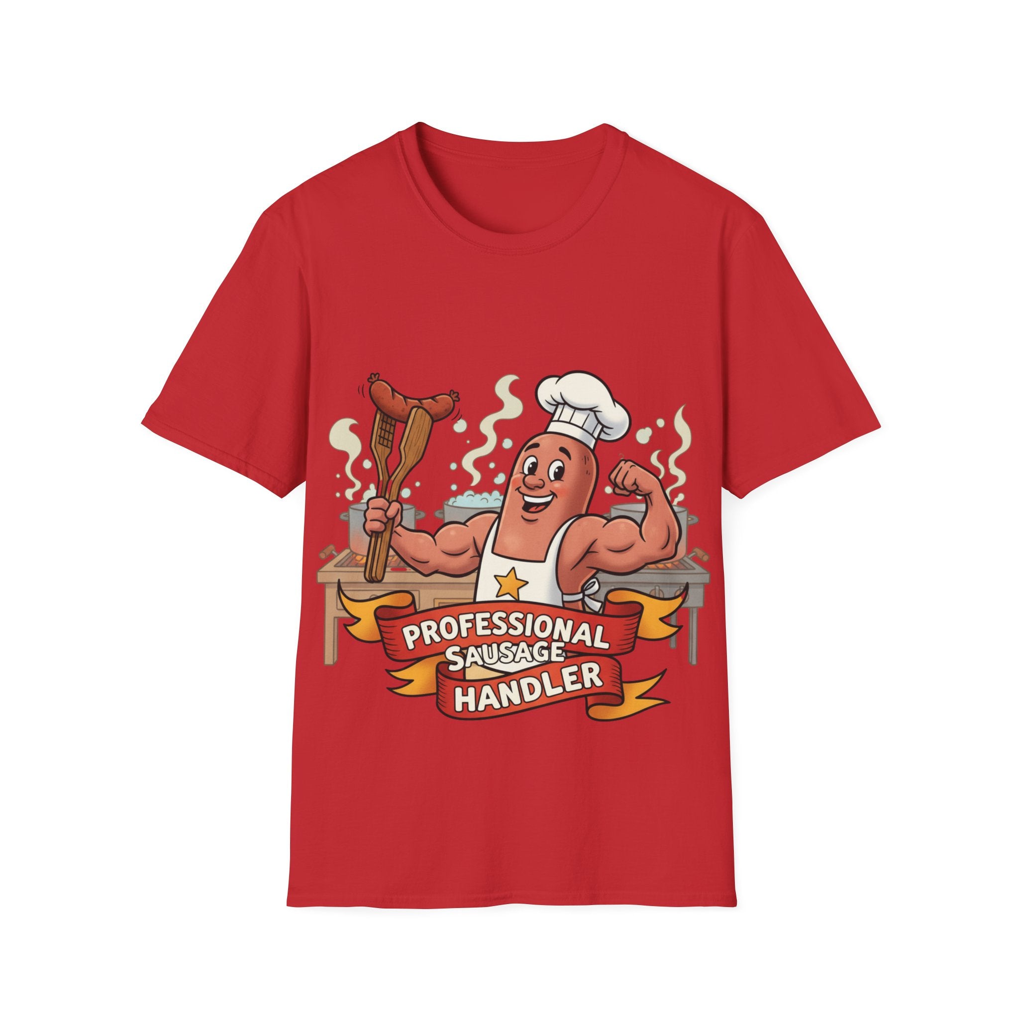 Sausage Handler Unisex Softstyle T-Shirt