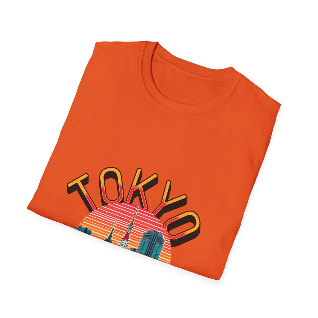 Toyko Old Meets New Unisex Softstyle T-Shirt