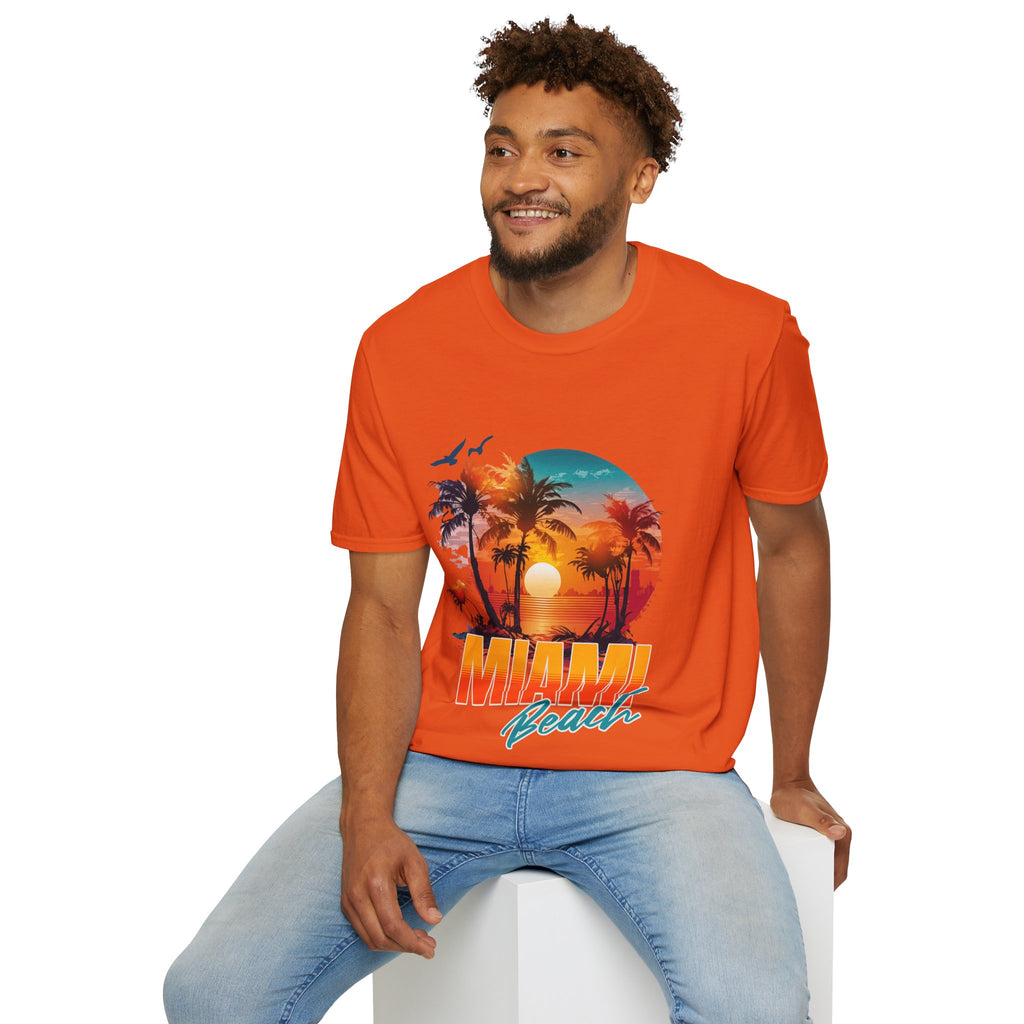 Miami Beach Unisex Softstyle T-Shirt