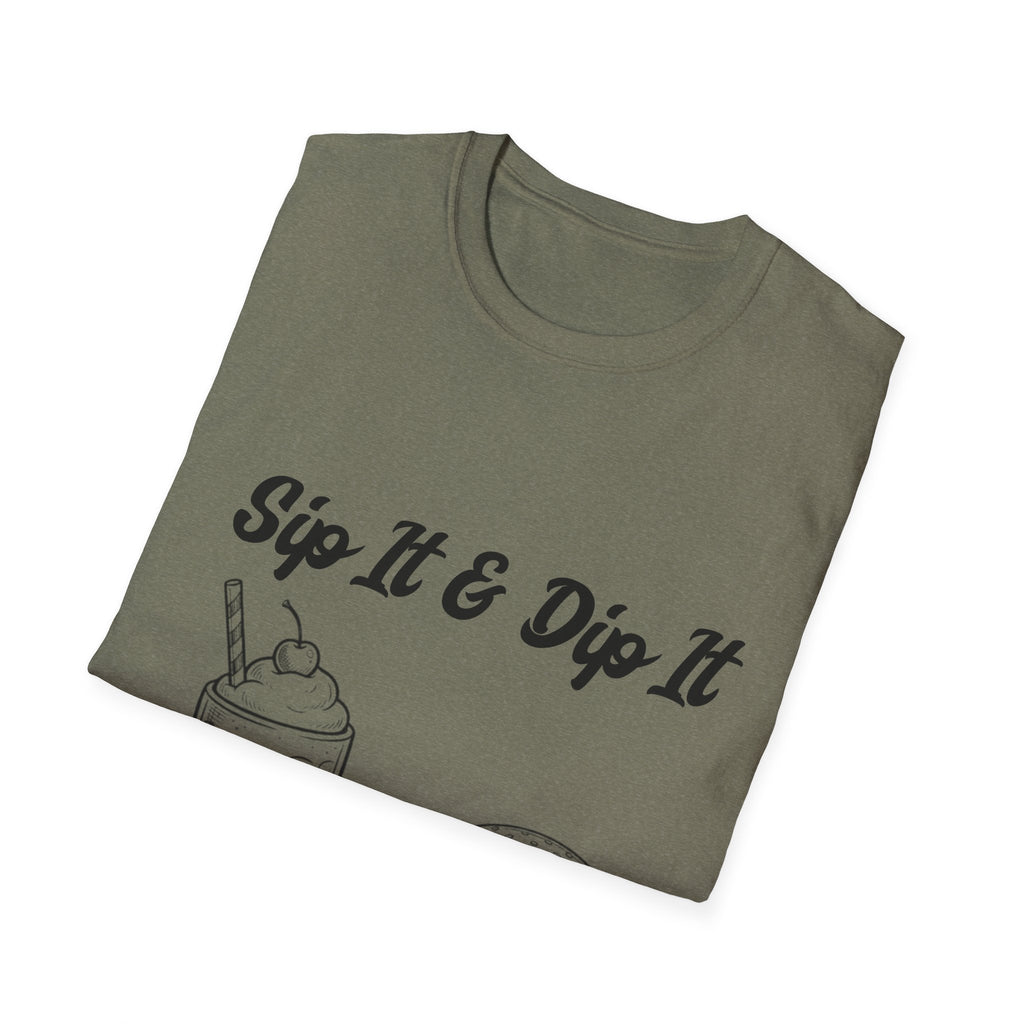 Sip it & Dip It Unisex Softstyle T-Shirt