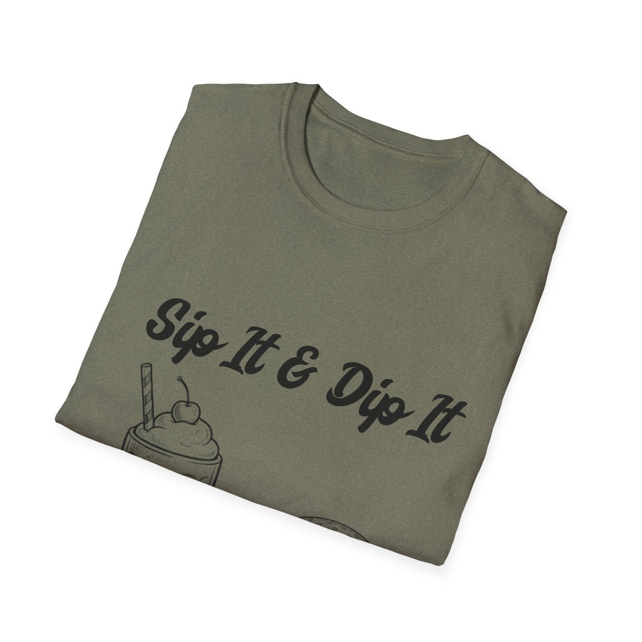Sip it & Dip It Unisex Softstyle T-Shirt