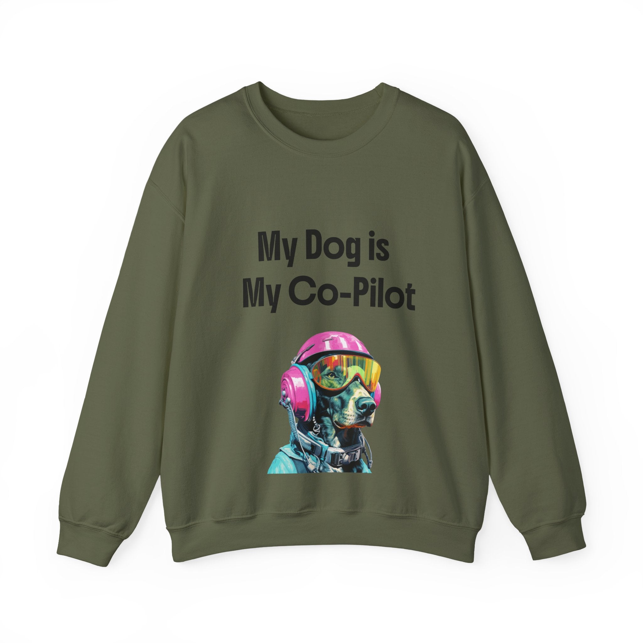Co-pilot Unisex Heavy Blend™ Crewneck Sweatshirt