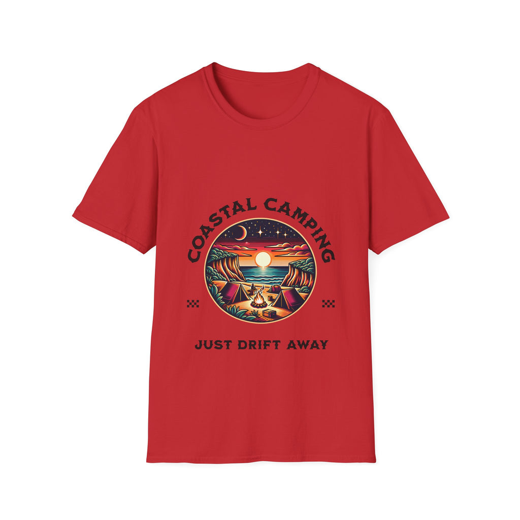 Coastal Camping Unisex Softstyle T-Shirt