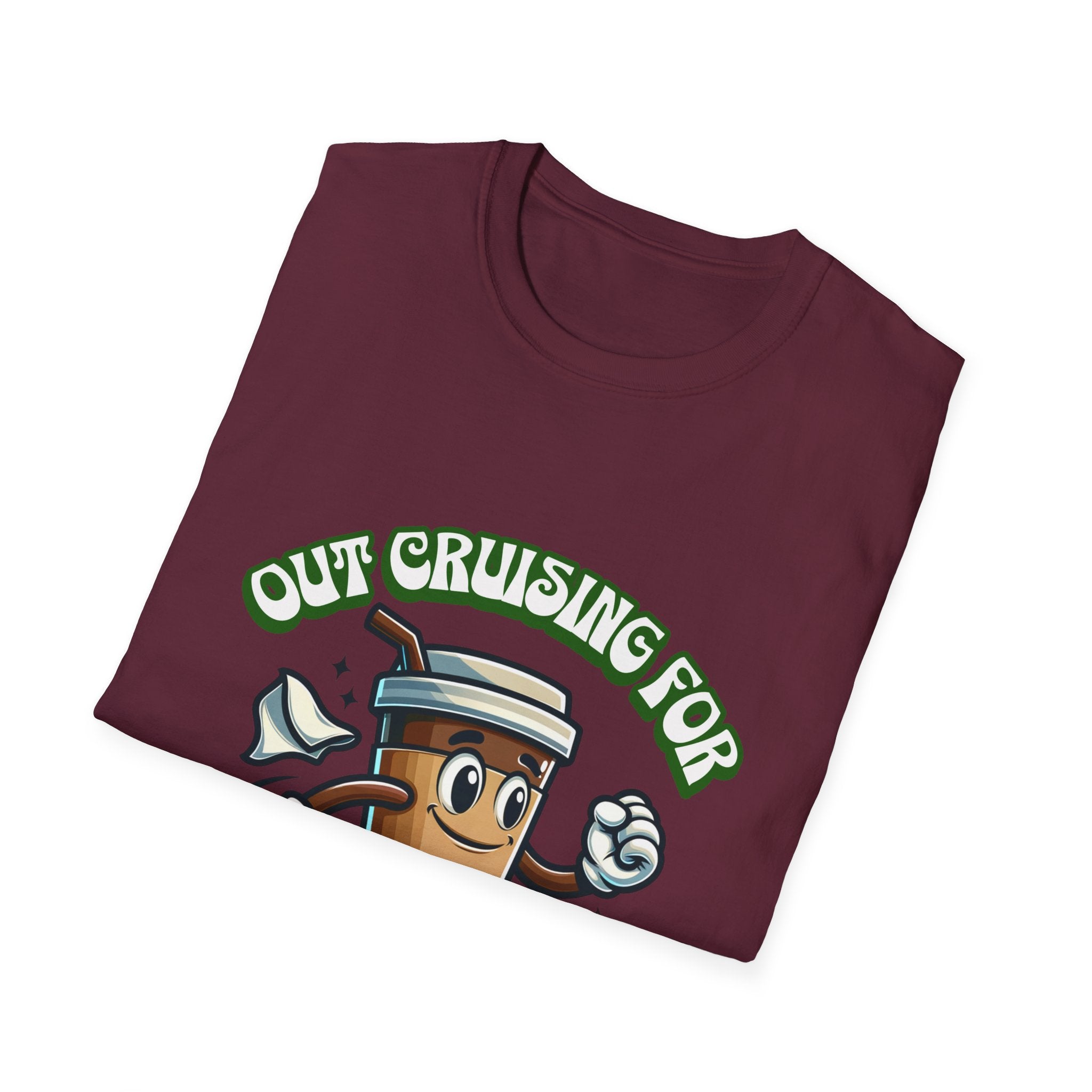 Cruising for Coffee Unisex Softstyle T-Shirt