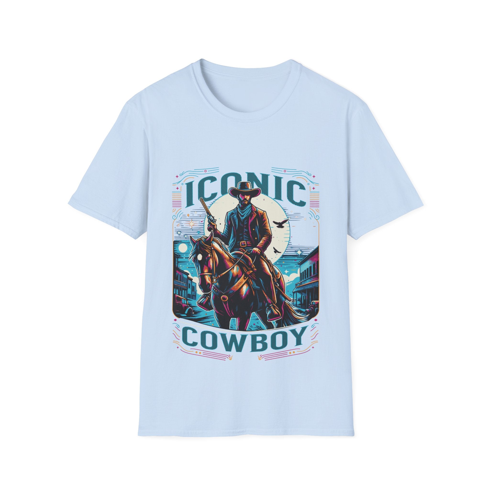 Iconic Cowboy Unisex Softstyle T-Shirt
