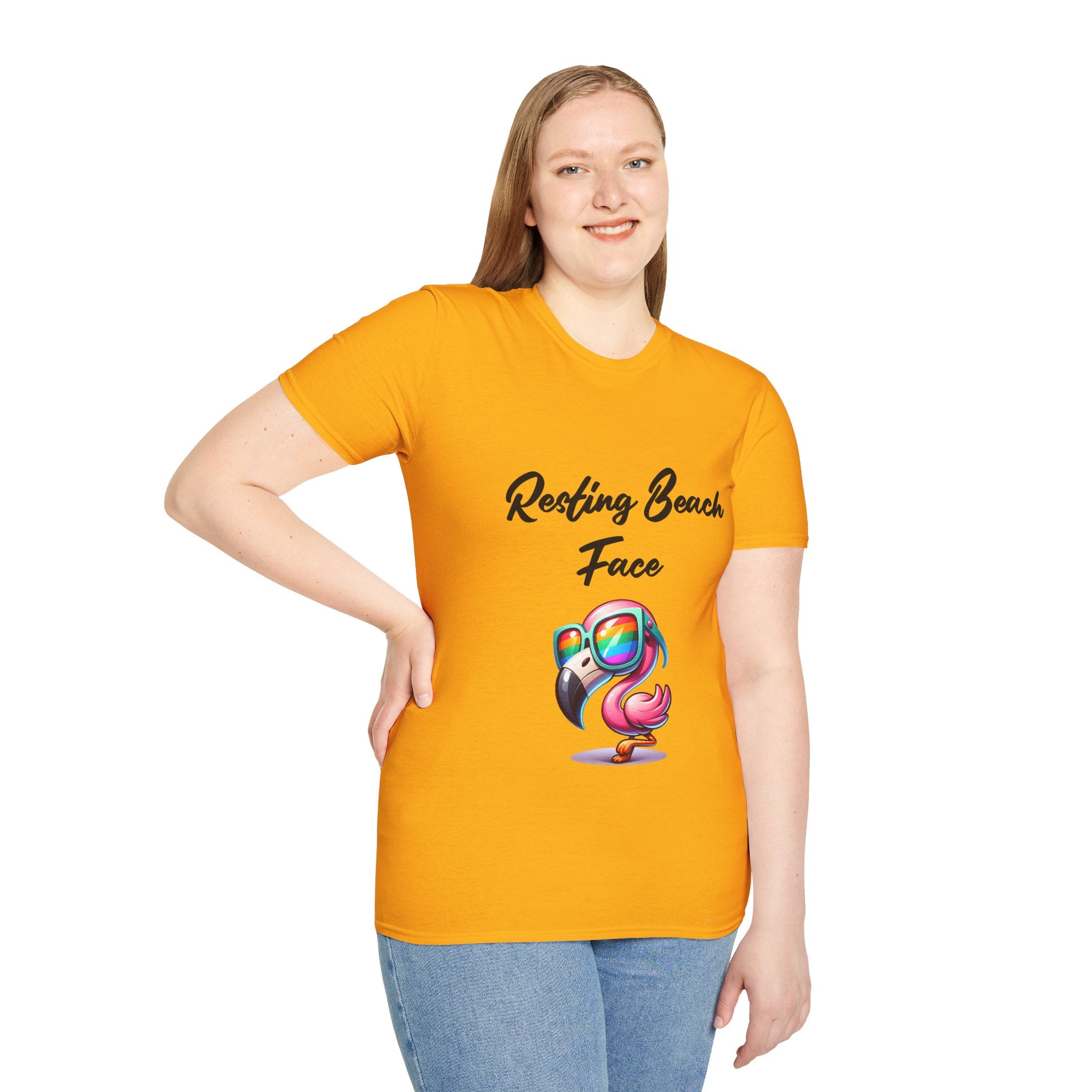 Beach Face Unisex Softstyle T-Shirt
