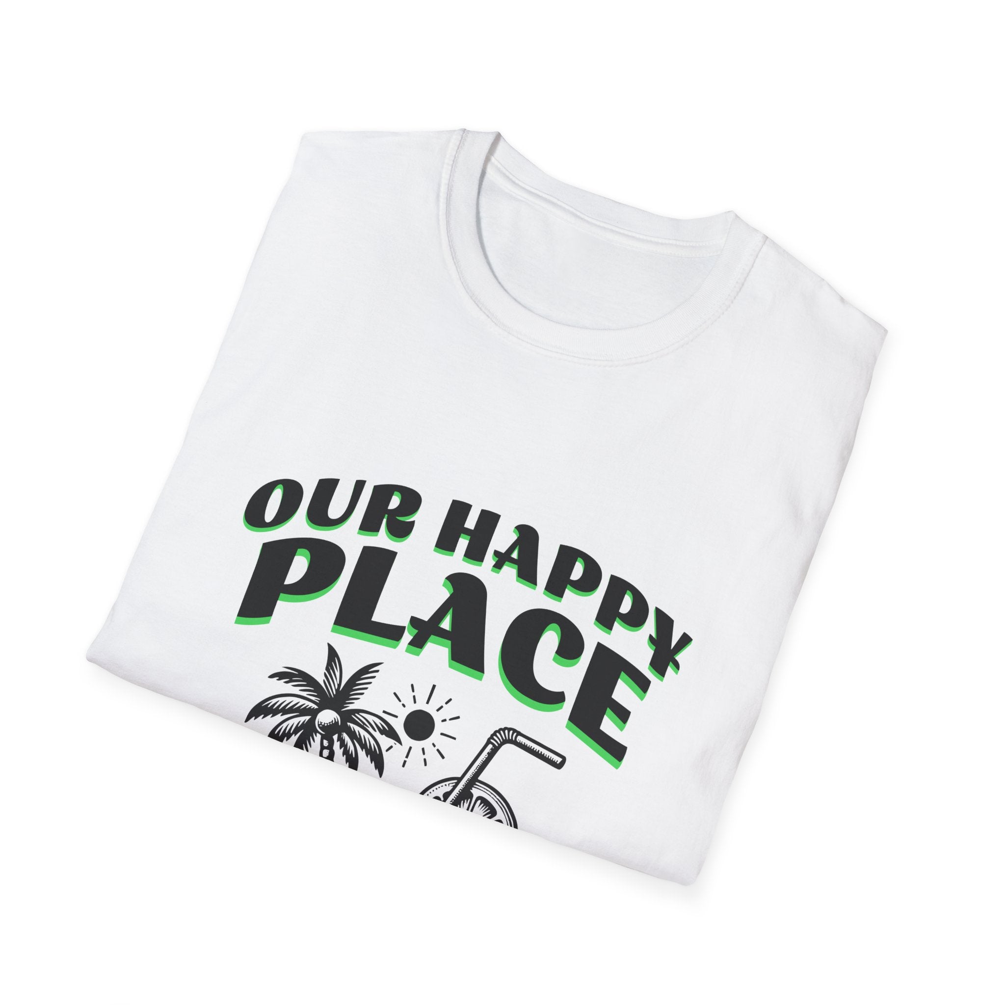 Happy Place Unisex Softstyle T-Shirt
