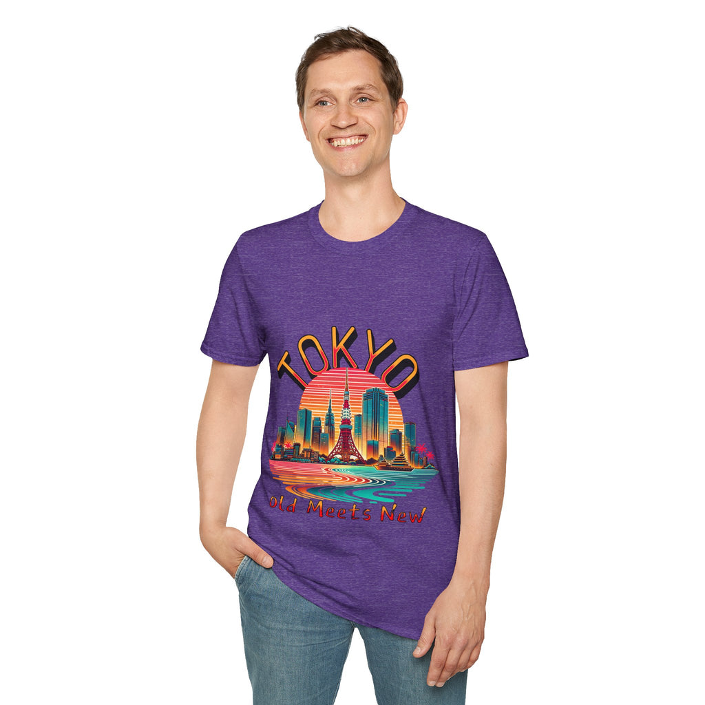Toyko Old Meets New Unisex Softstyle T-Shirt
