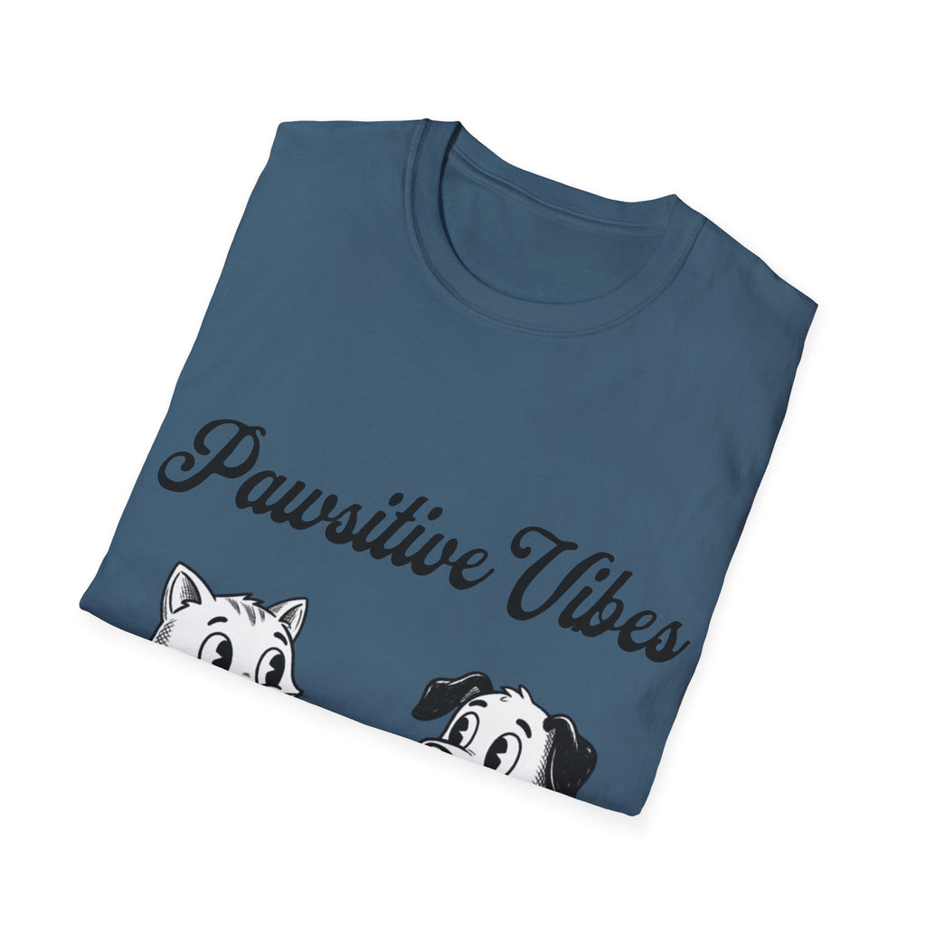 Pawsitive Vibes Unisex Softstyle T-Shirt