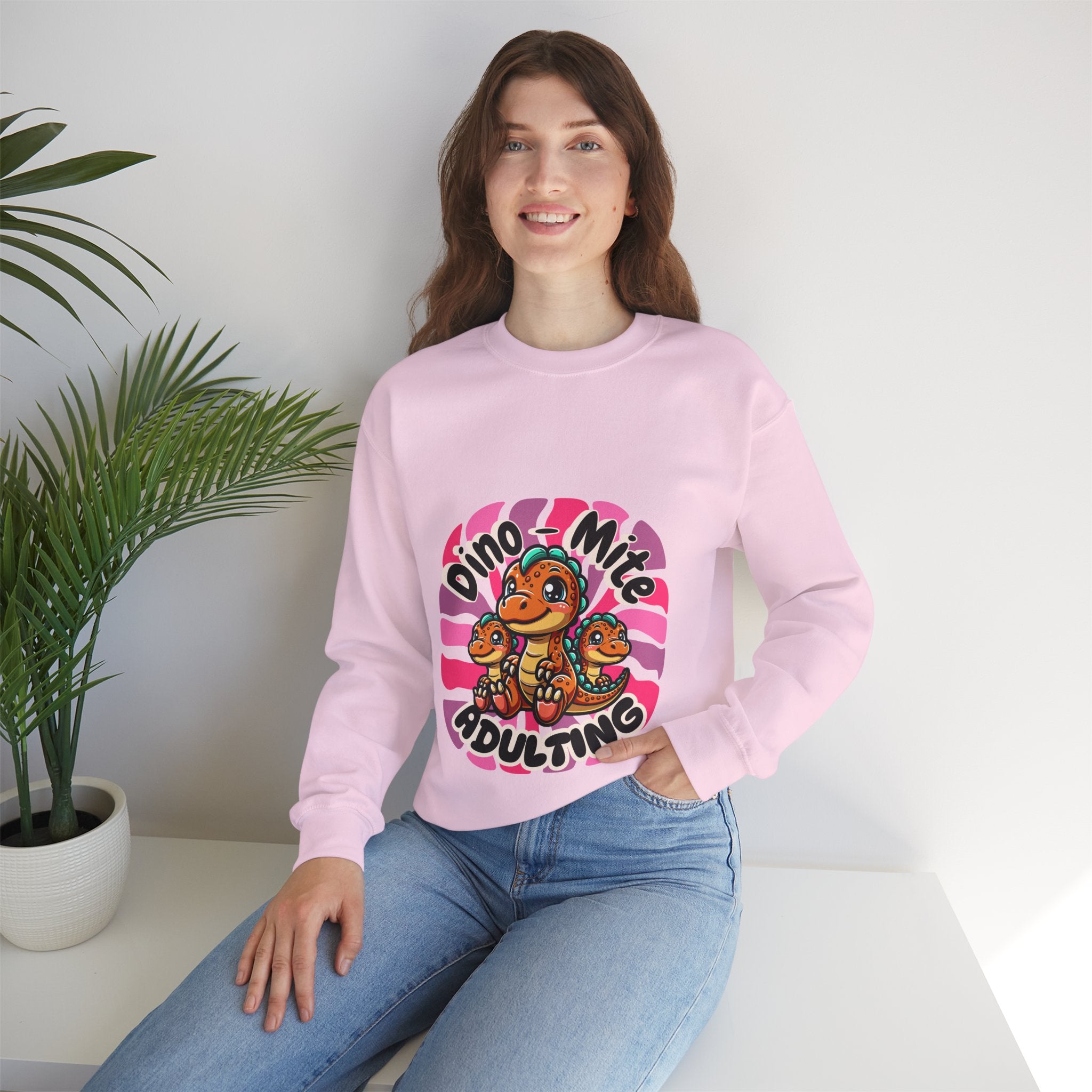 Dino-Mite Unisex Heavy Blend™ Crewneck Sweatshirt