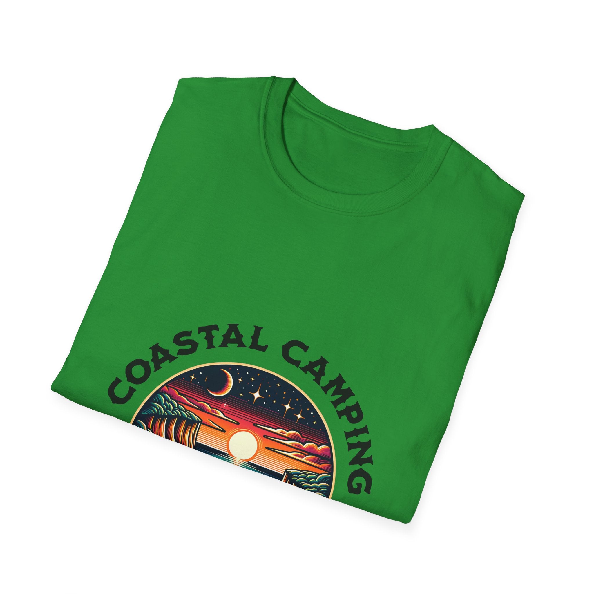 Coastal Camping Unisex Softstyle T-Shirt