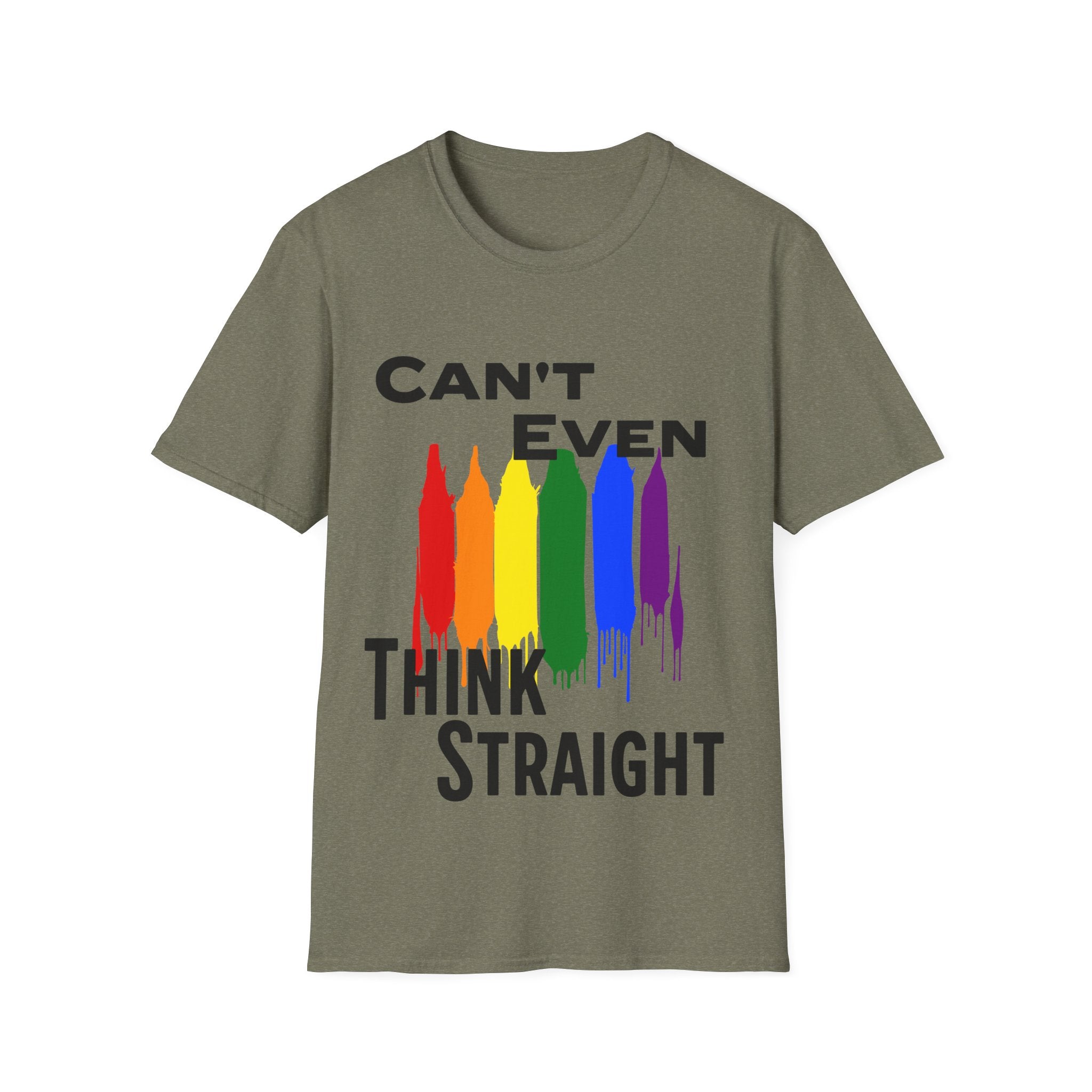 Think Straight Unisex Softstyle T-Shirt