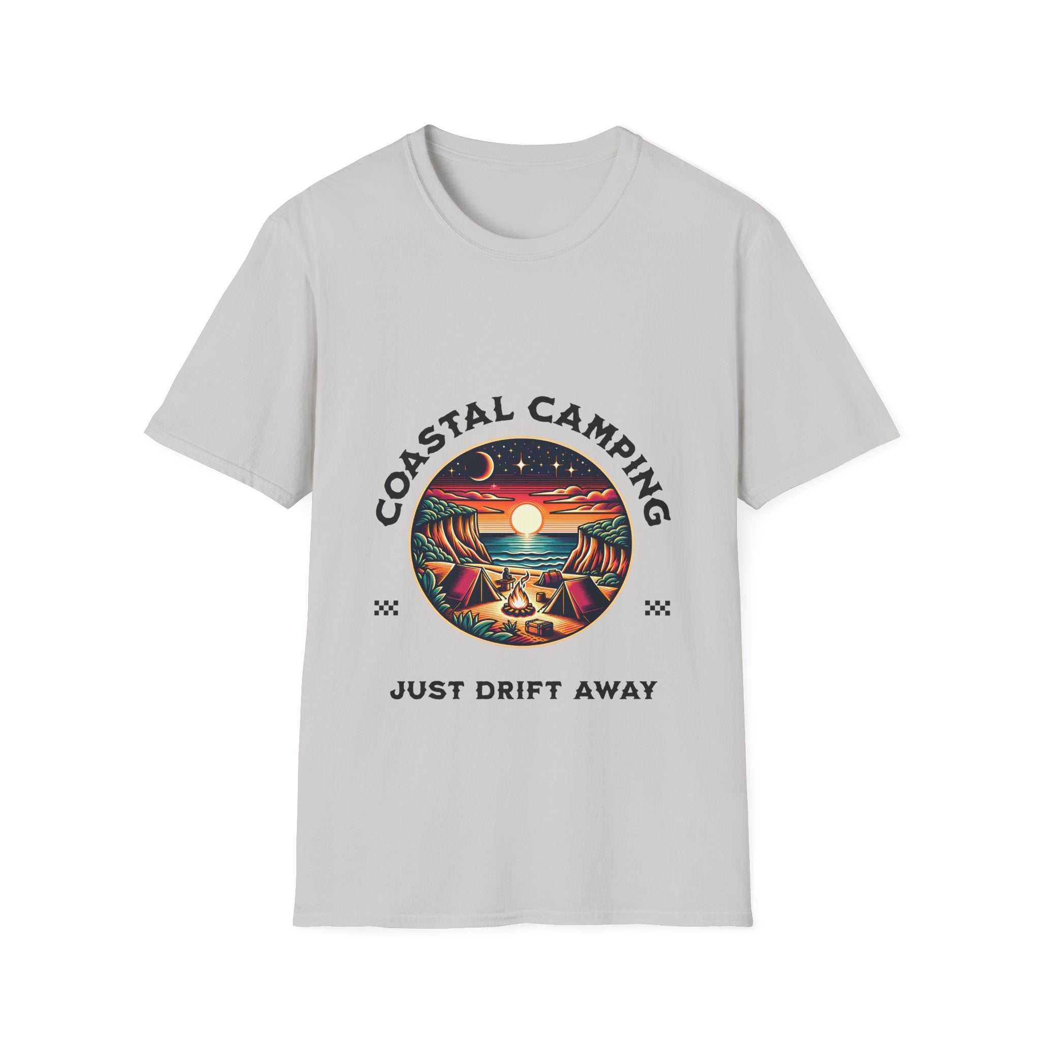Coastal Camping Unisex Softstyle T-Shirt