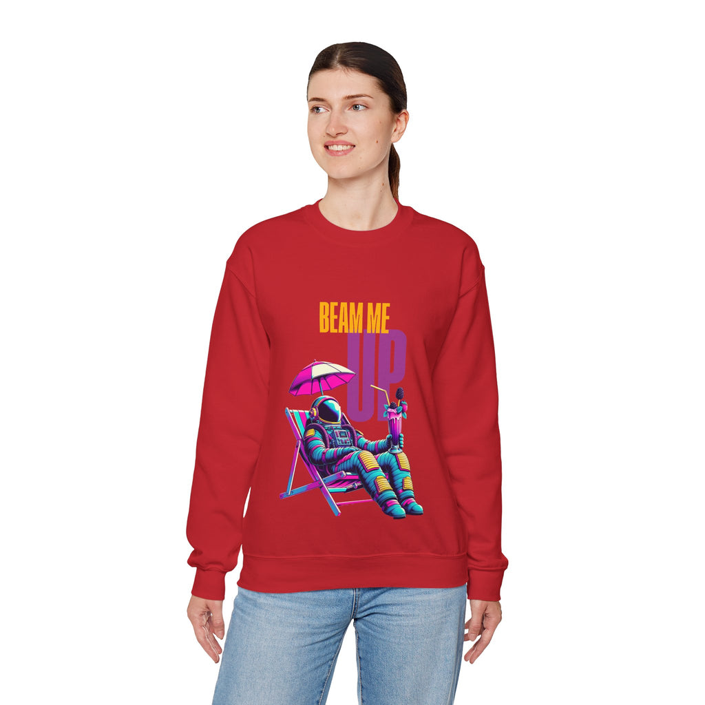 Beam Me Up Unisex Heavy Blend™ Crewneck Sweatshirt
