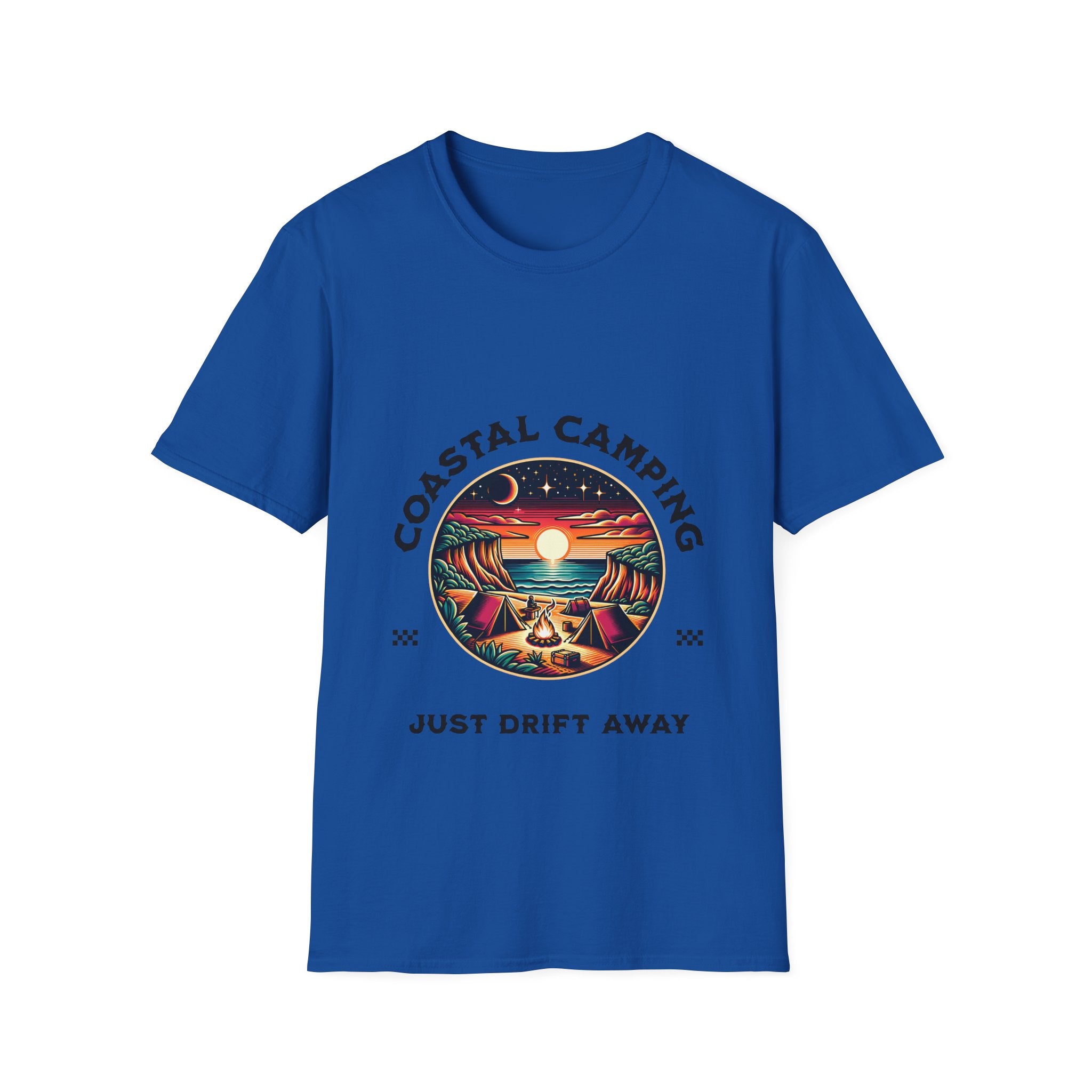 Coastal Camping Unisex Softstyle T-Shirt