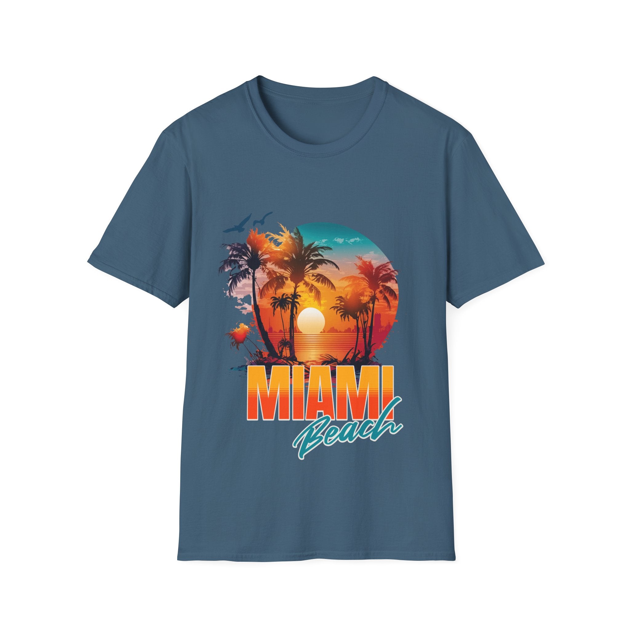 Miami Beach Unisex Softstyle T-Shirt