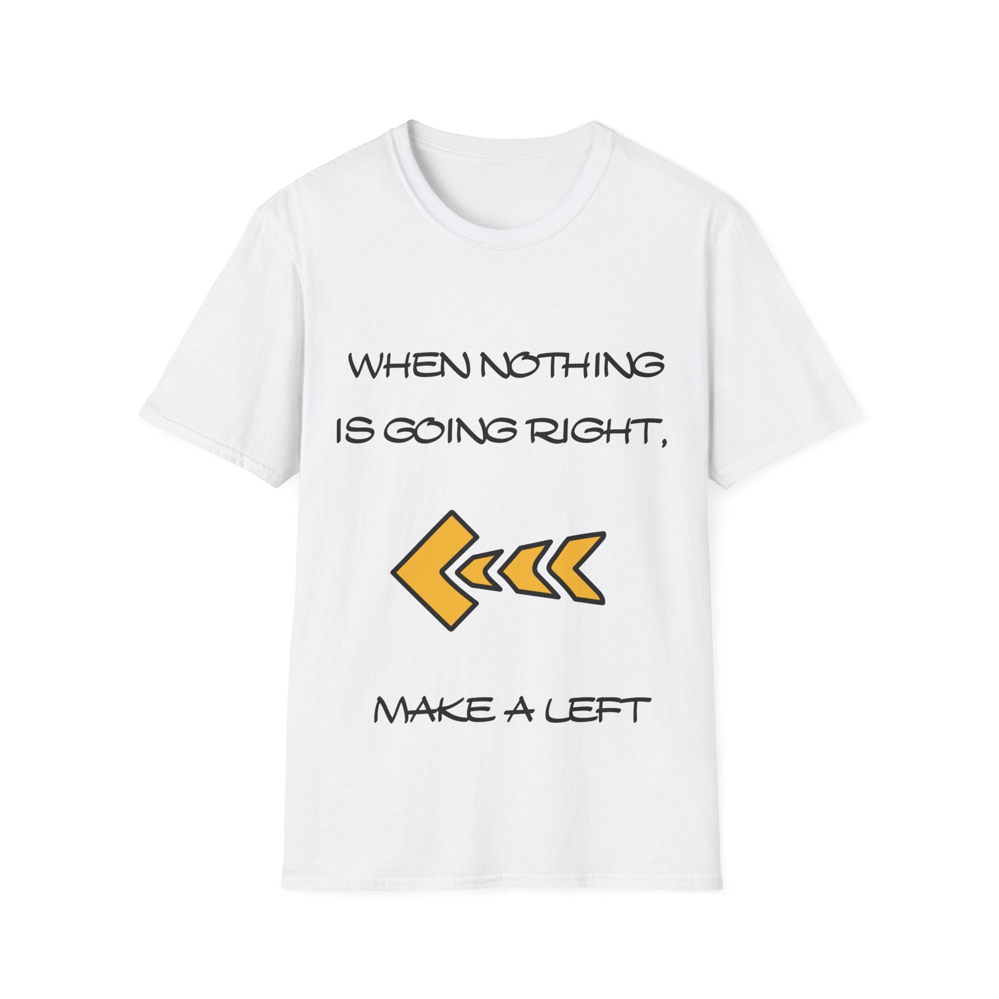 Make a Left Unisex Softstyle T-Shirt