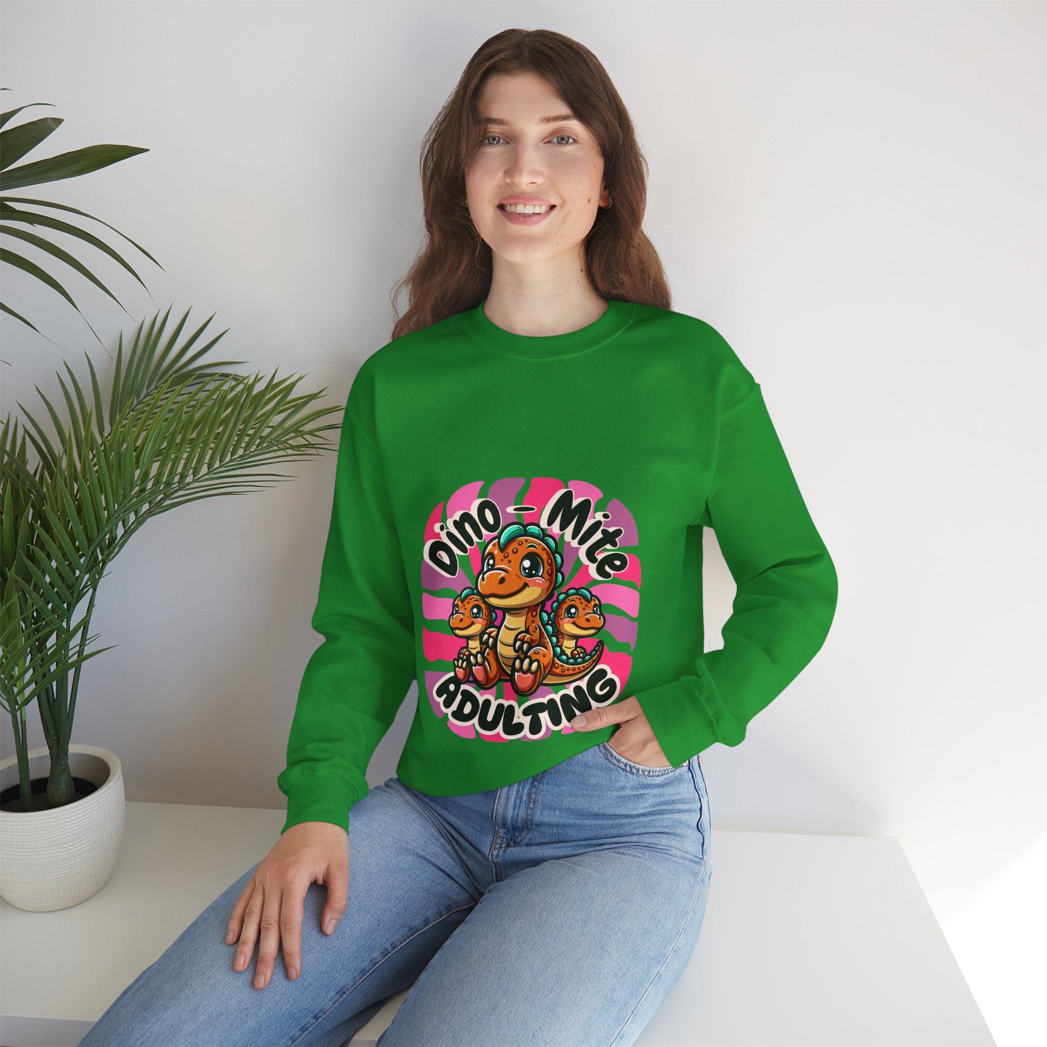 Dino-Mite Unisex Heavy Blend™ Crewneck Sweatshirt