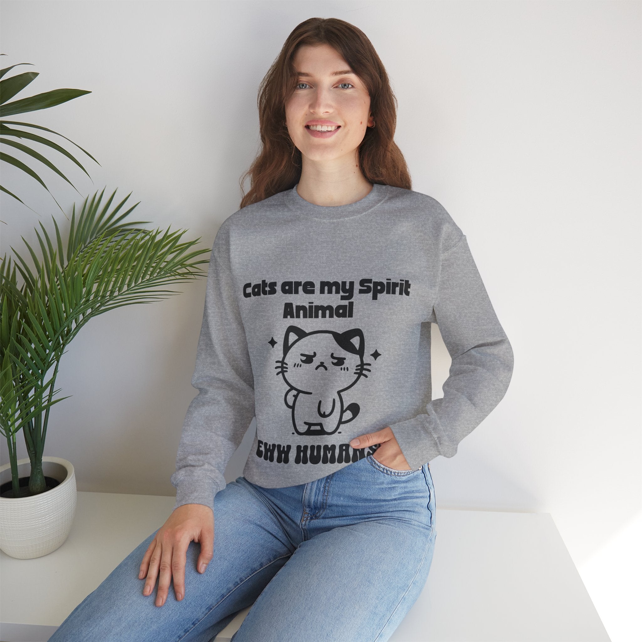 Eww Humans Unisex Heavy Blend™ Crewneck Sweatshirt