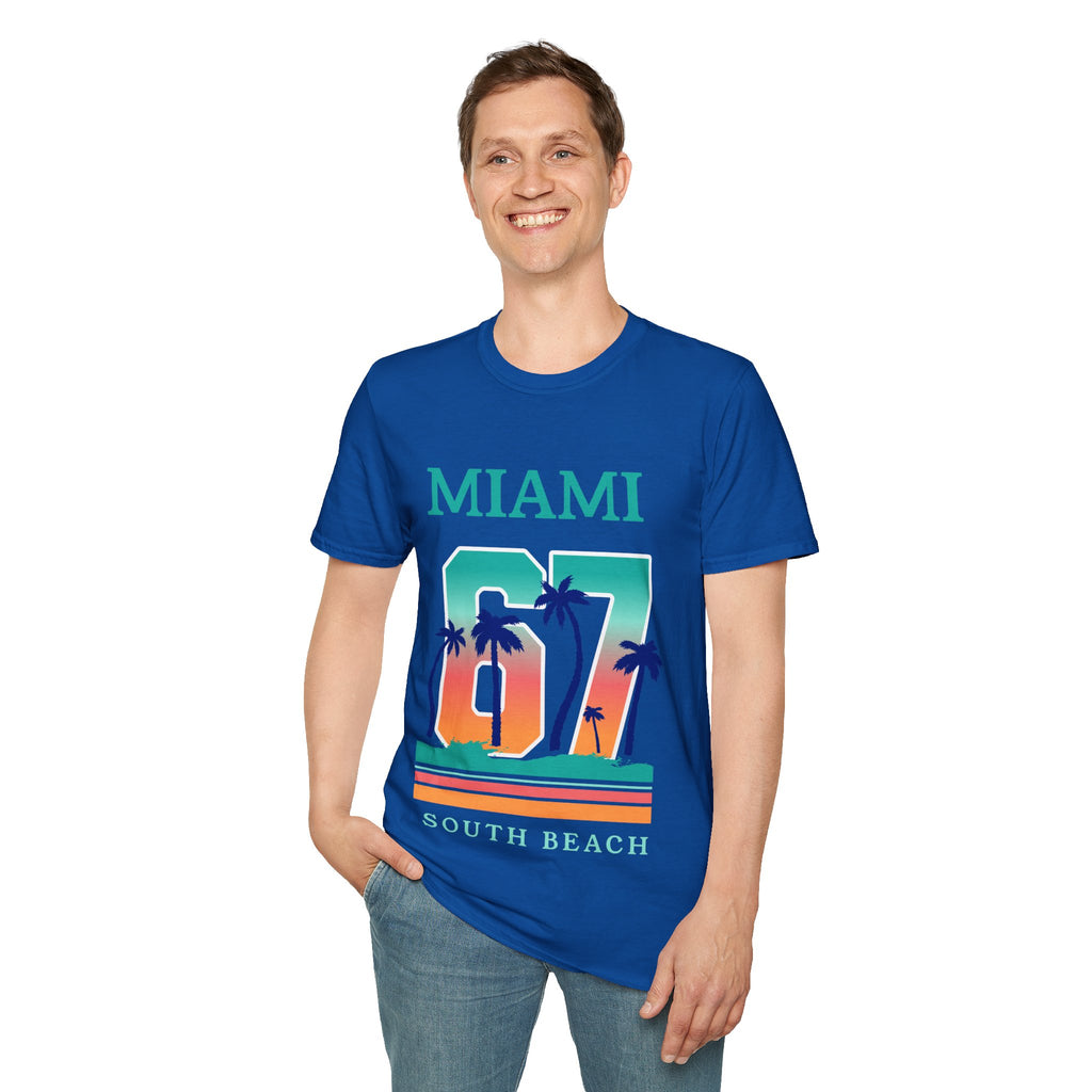 Miami South Beach Unisex Softstyle T-Shirt