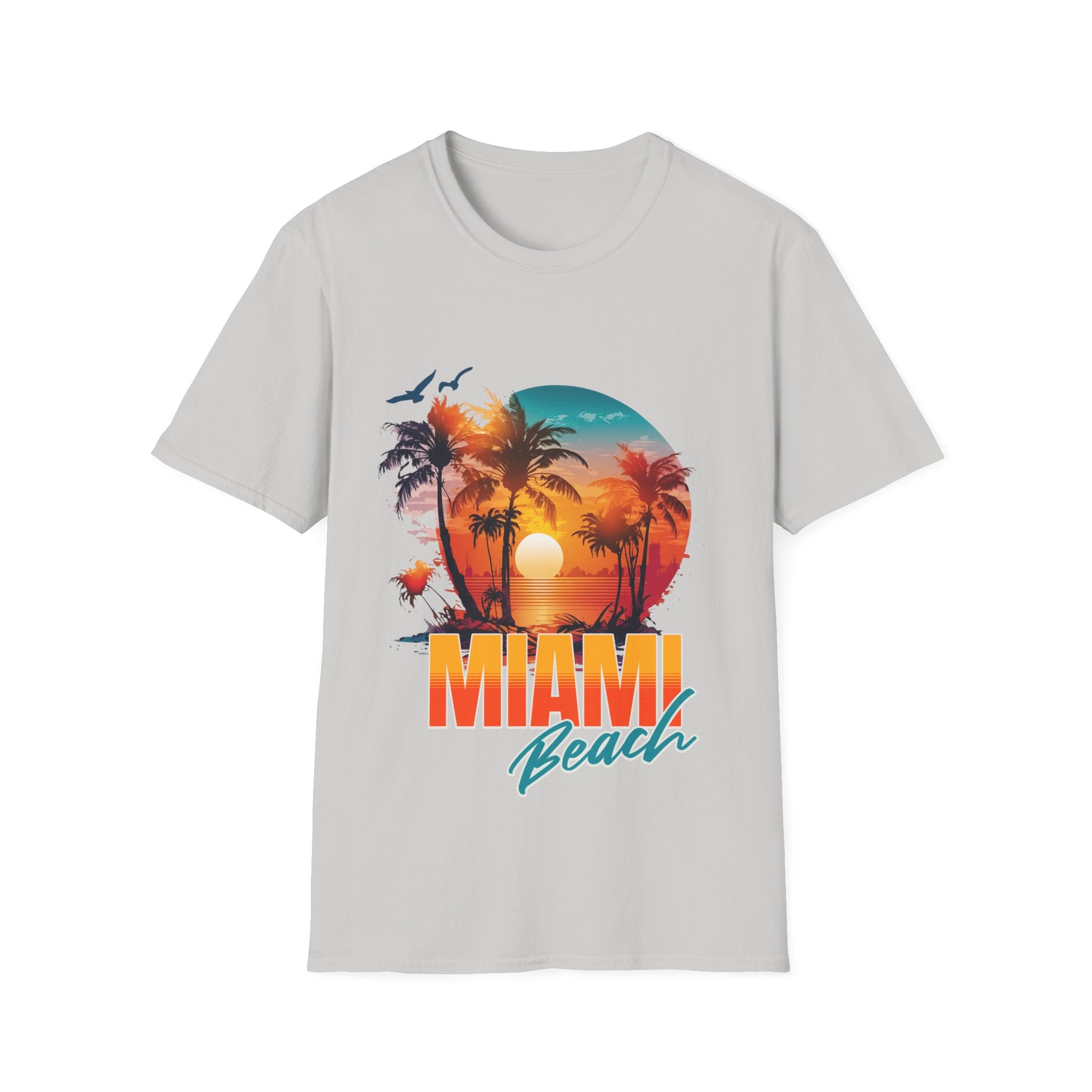 Miami Beach Unisex Softstyle T-Shirt
