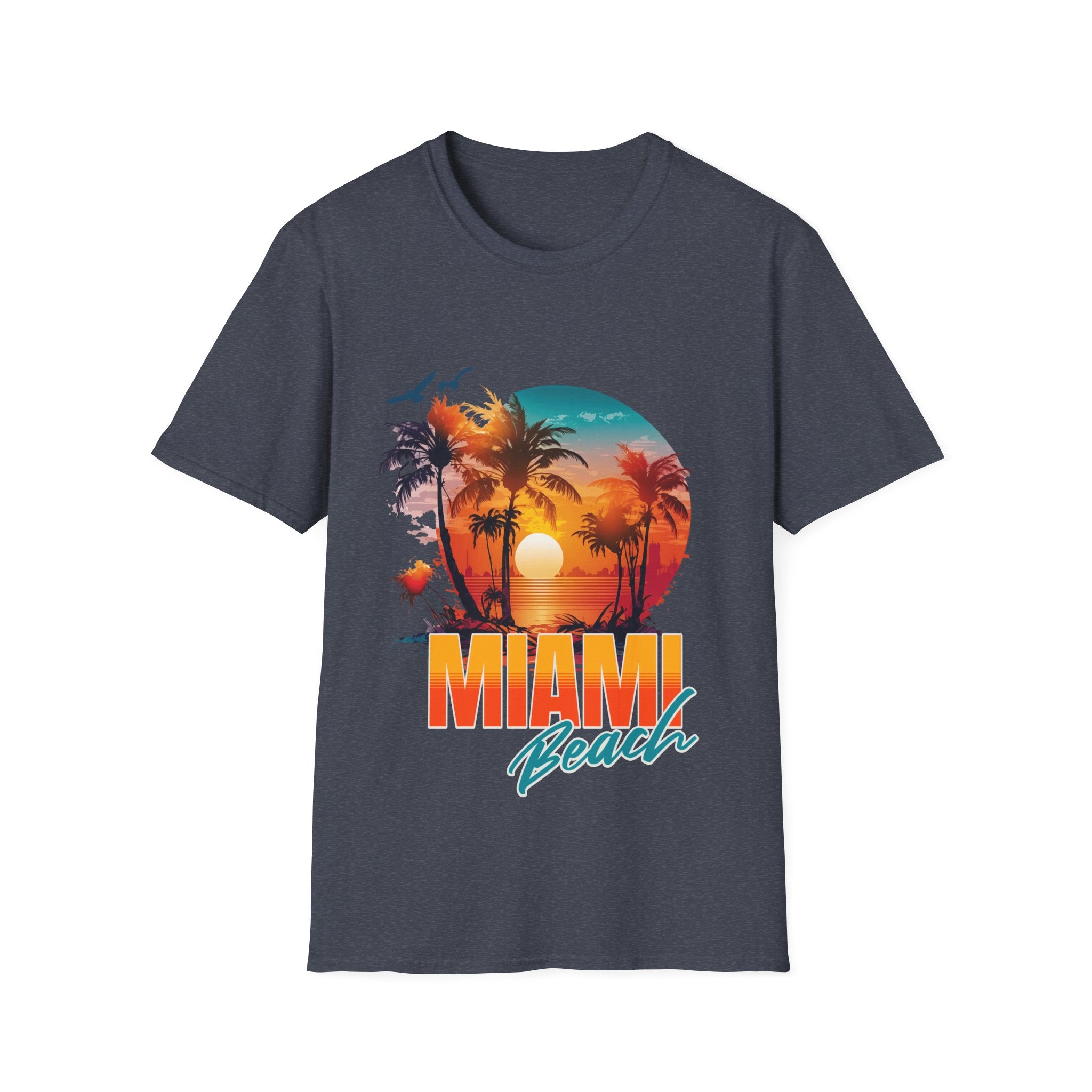 Miami Beach Unisex Softstyle T-Shirt