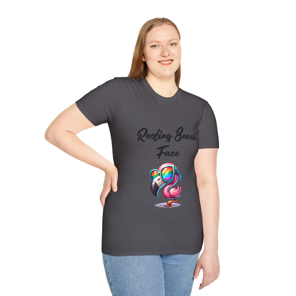 Beach Face Unisex Softstyle T-Shirt