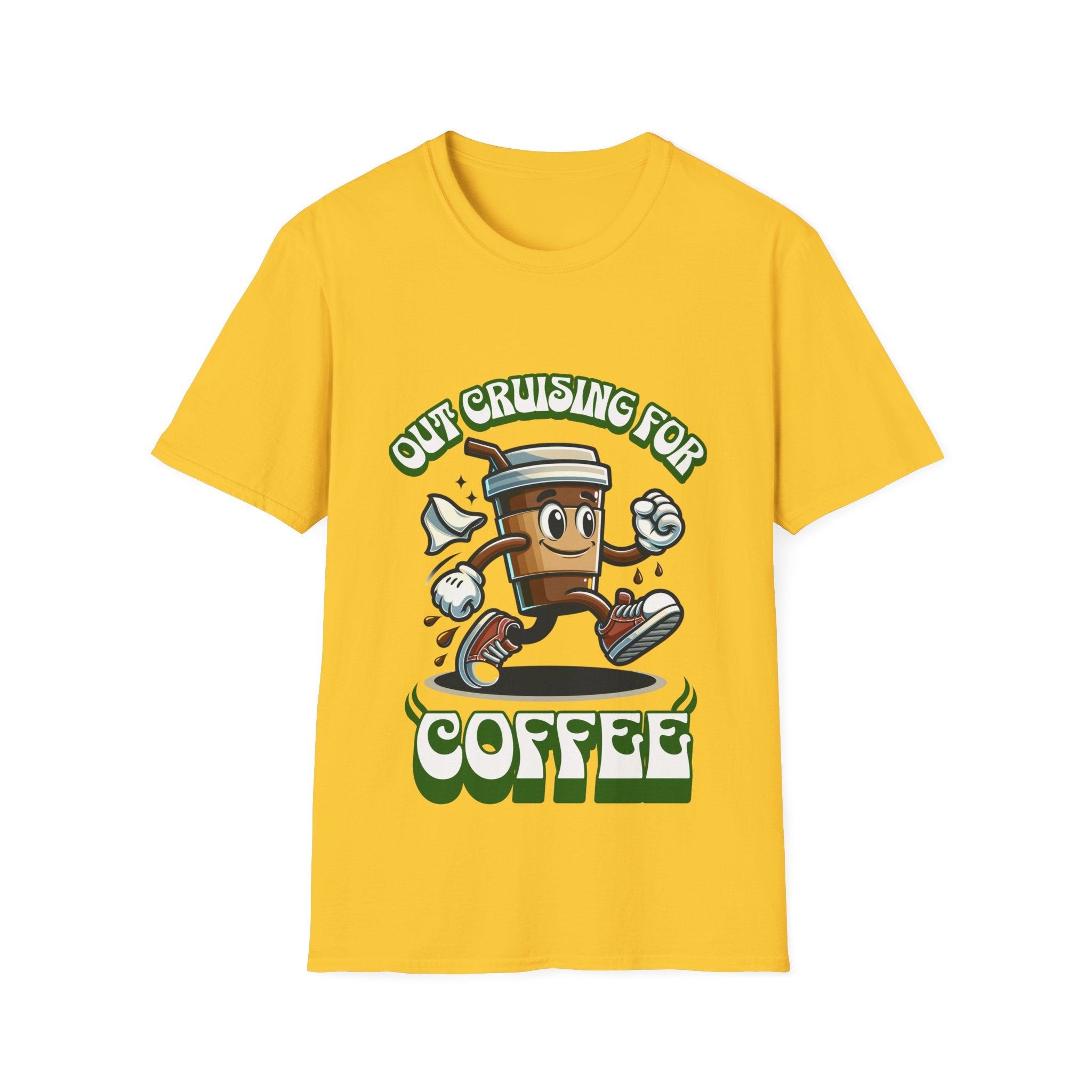 Cruising for Coffee Unisex Softstyle T-Shirt